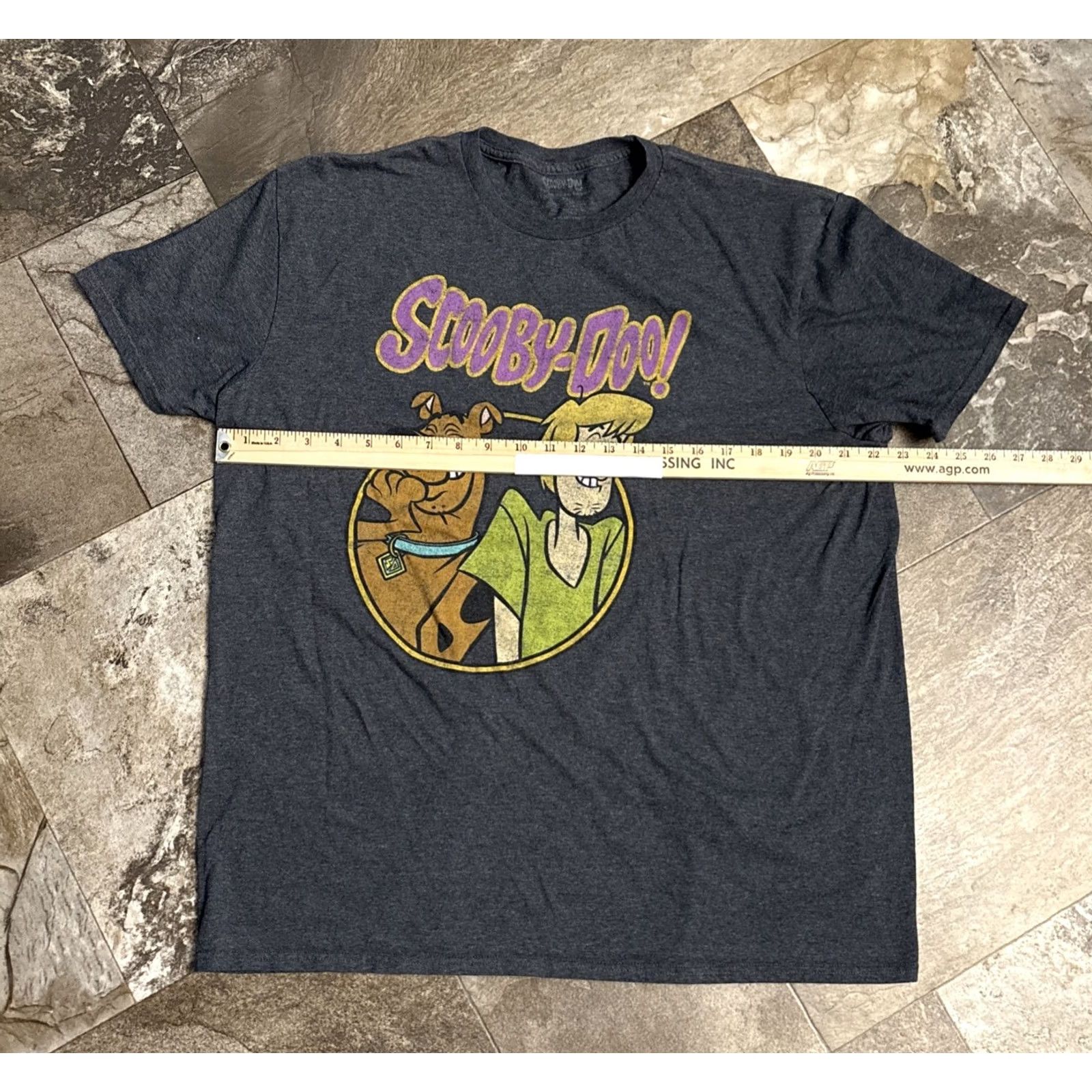 Vintage Scooby Doo Shaggy Hanna Barbara T shirt size XL gray 2295 Size US XL / EU 56 / 4 - 3 Thumbnail