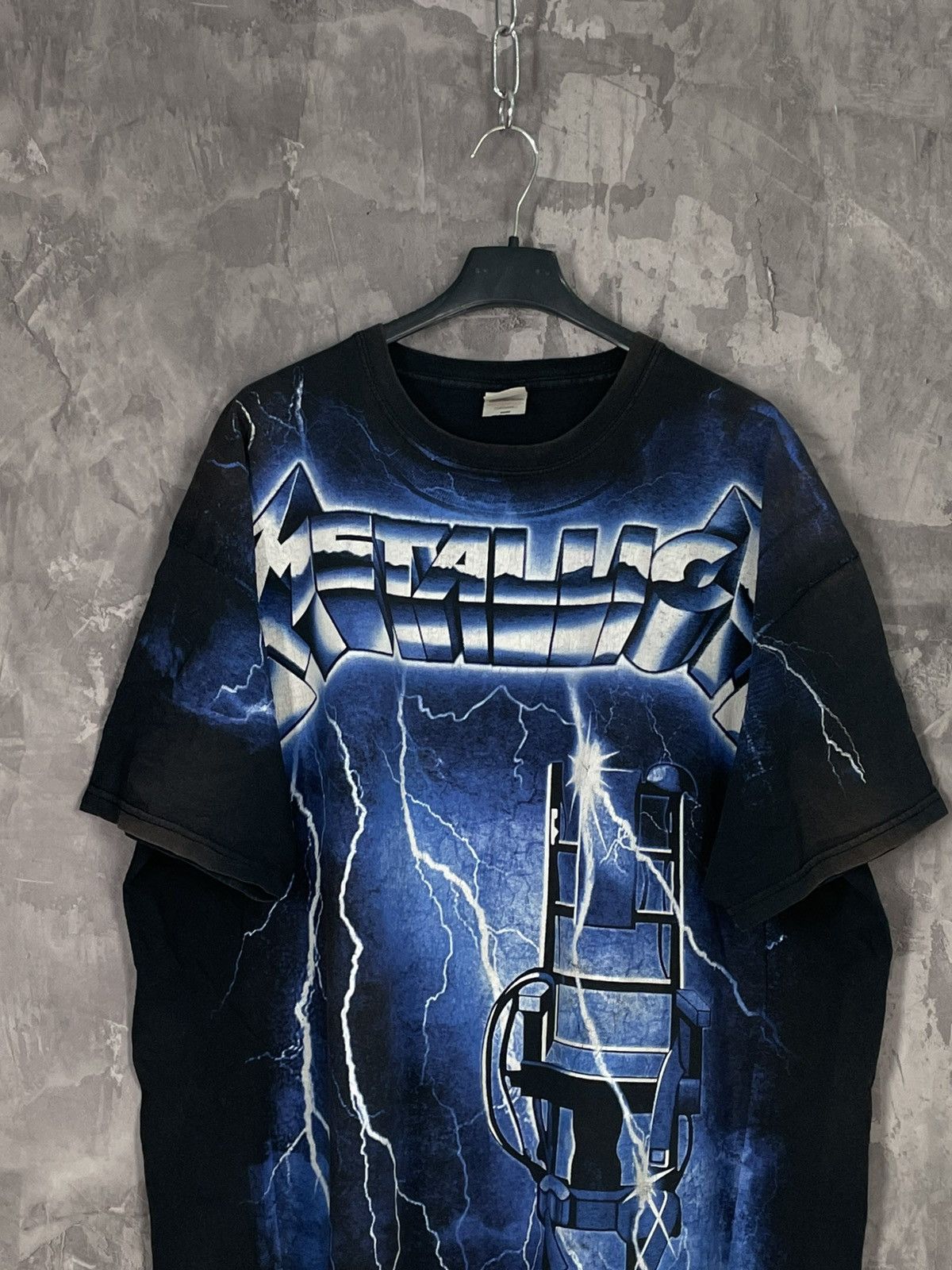 Band Tees × Vintage Vintage 00s All Over Print Metallica T-Shirt Size US XXL / EU 58 / 5 - 2 Thumbnail