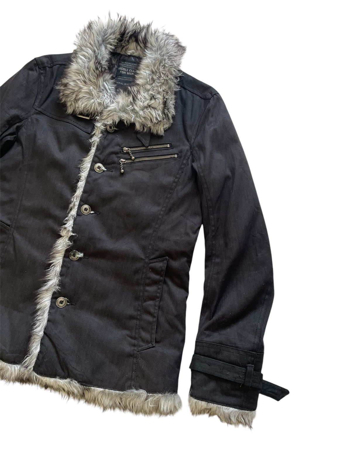 Japanese Brand × Vintage 🔥Vintage Biker Jacket Nicole Club Mink Fur Lining Kapital Size US M / EU 48-50 / 2 - 5 Thumbnail
