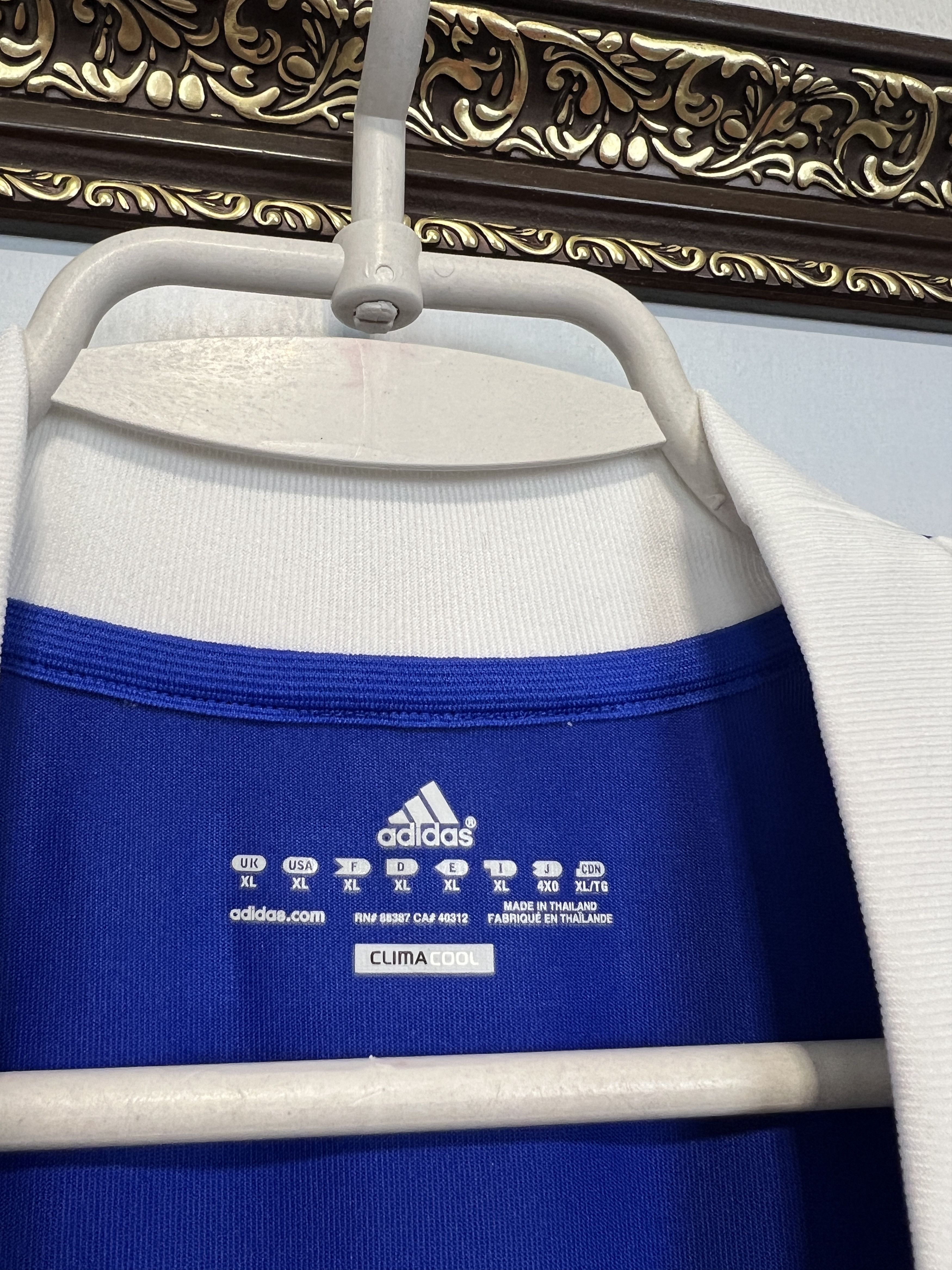 Adidas Slovakia Home football shirt 2010 Player Issue Soccer Jersey Size US XL / EU 56 / 4 - 5 Thumbnail