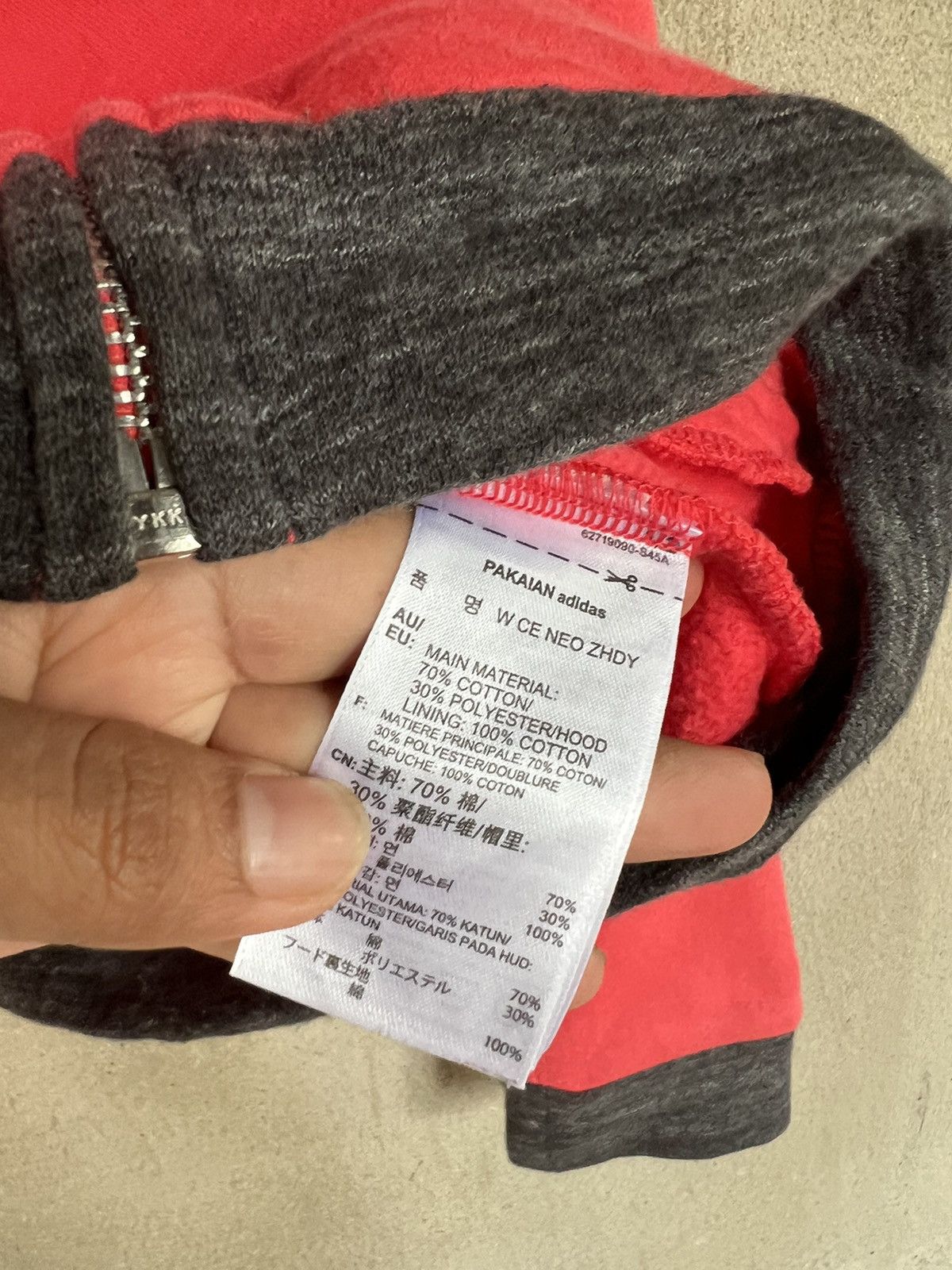 Adidas Adidas Neo Spell Out Hoodies Size S / US 4 / IT 40 - 5 Thumbnail