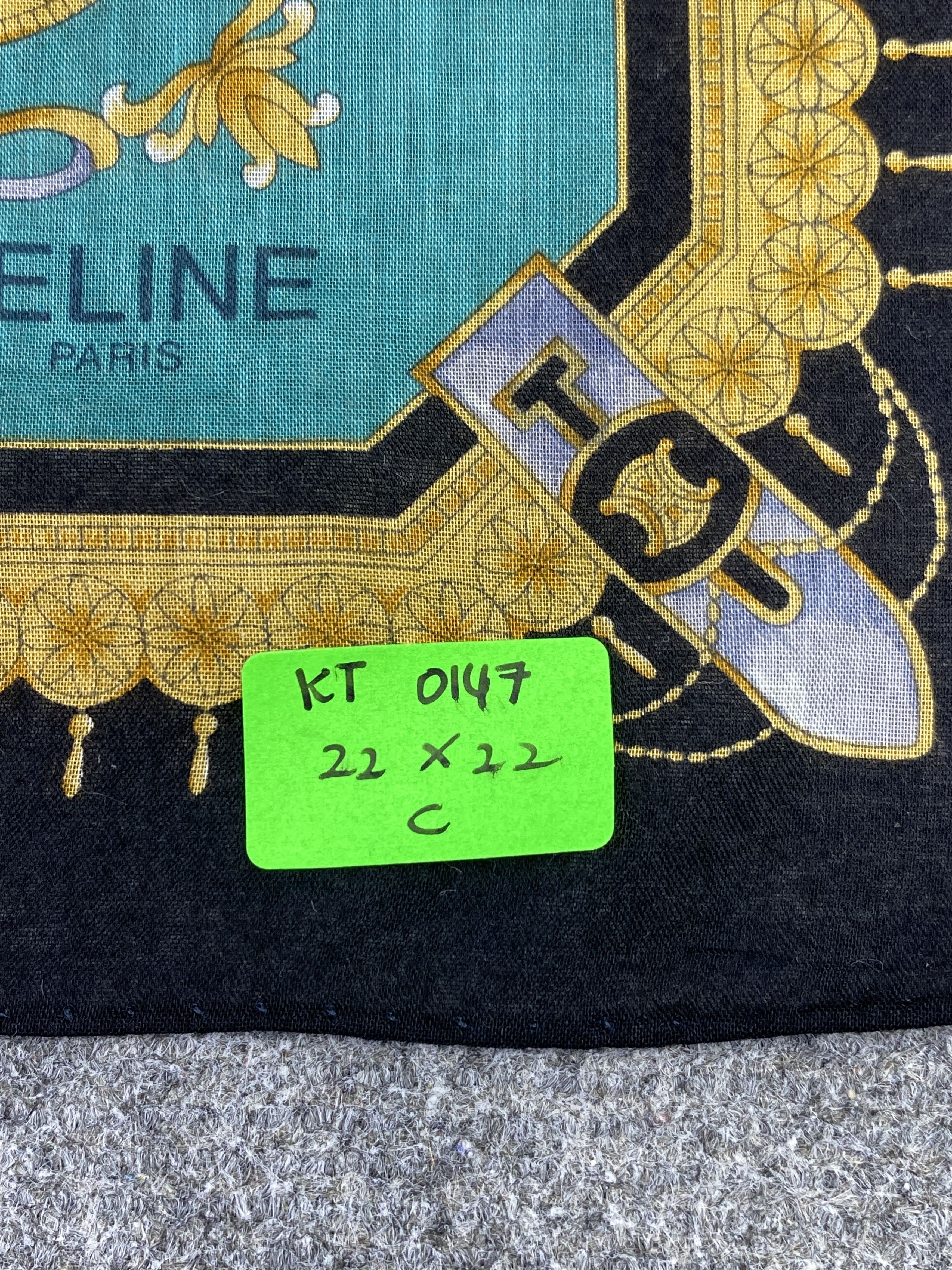 Celine Vintage Celine Handkerchief / Neckerchief KT0147 Size ONE SIZE - 10 Thumbnail