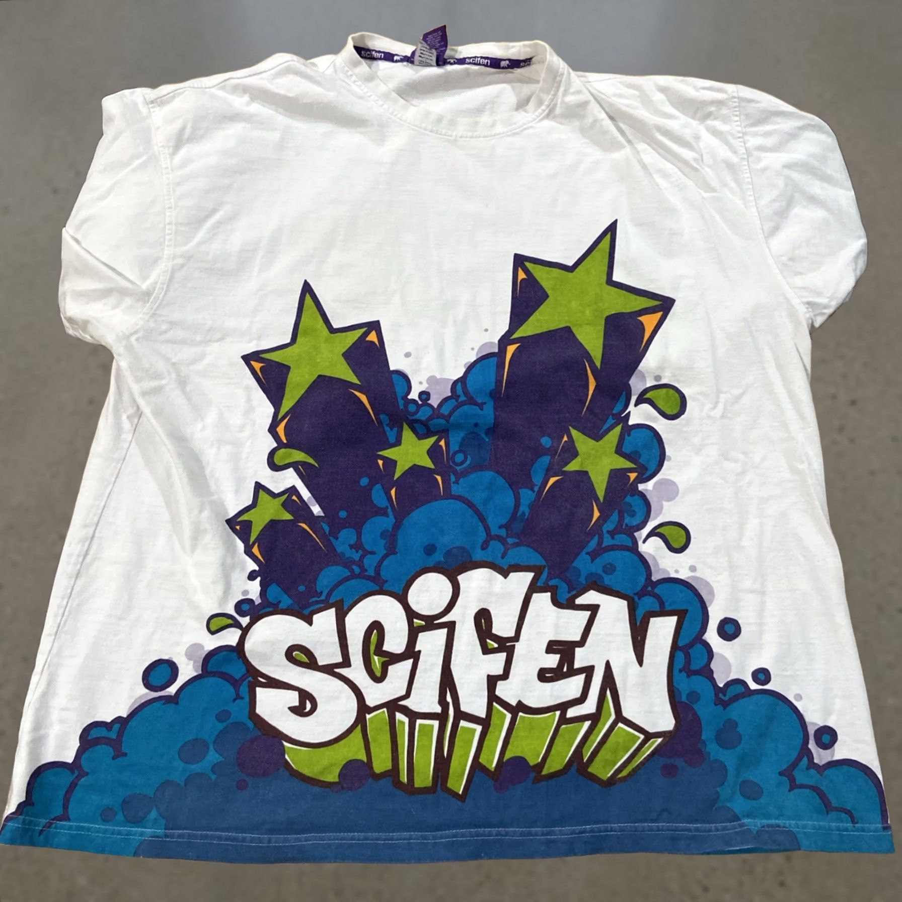 Gloverall Scifen AOP Tshirt Men 3XL Logo All Over Print Crew Neck Short Sleeve Multicolor Cotton Flower T-Shirt Mens Size US XXL / EU 58 / 5 - 1 Thumbnail