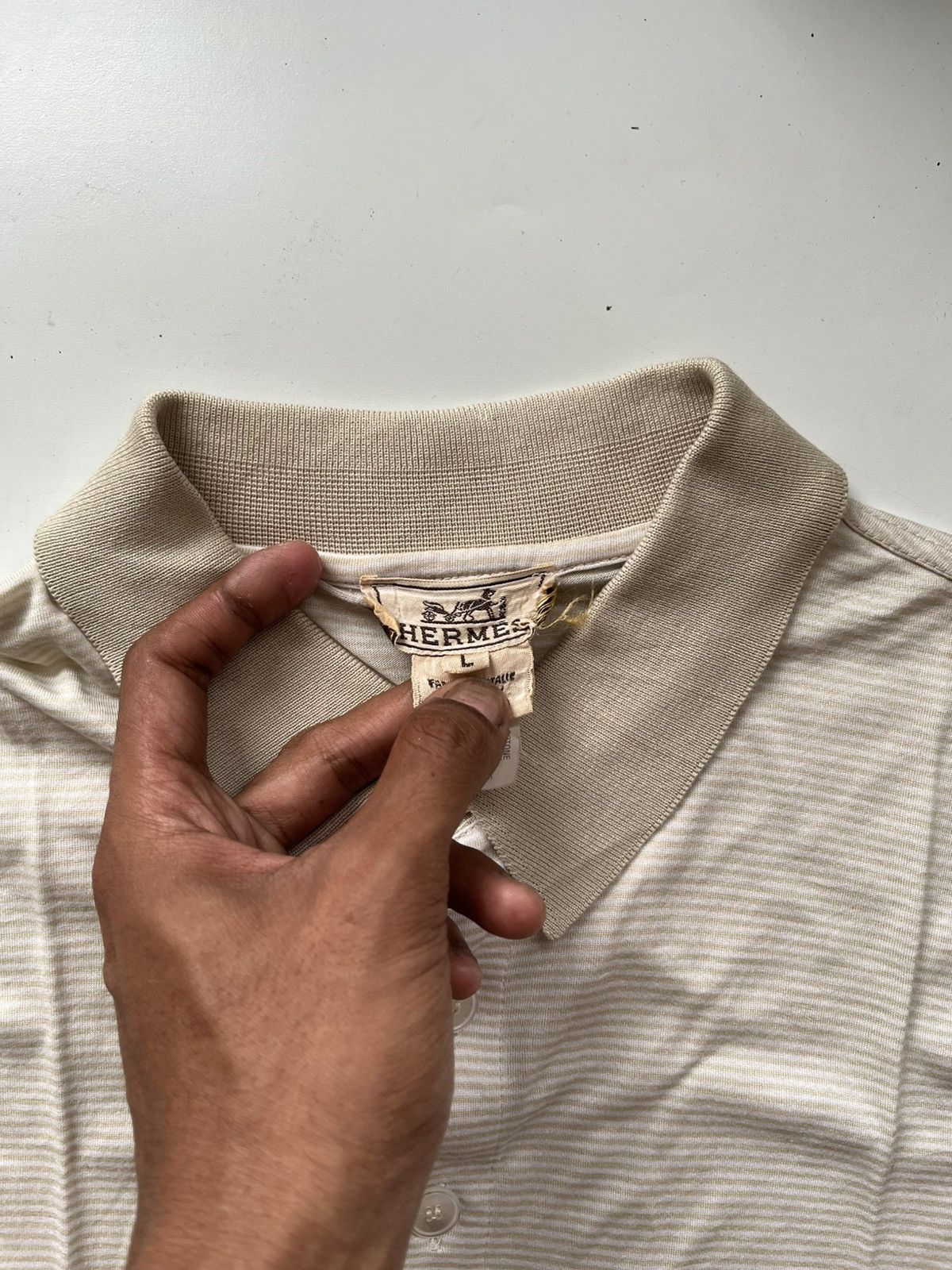 Hermes Vintage Hermes Poloshirt Size US M / EU 48-50 / 2 - 4 Thumbnail