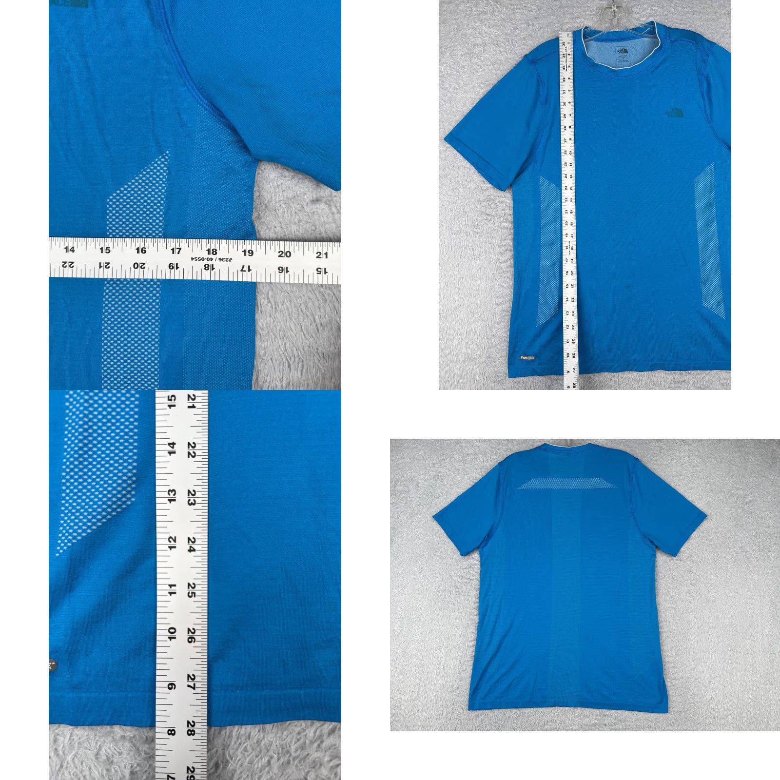 The North Face The North Face Shirt Men Large Blue Short Sleeve Vaporwick Polyester Blend READ Size US L / EU 52-54 / 3 - 8 Thumbnail