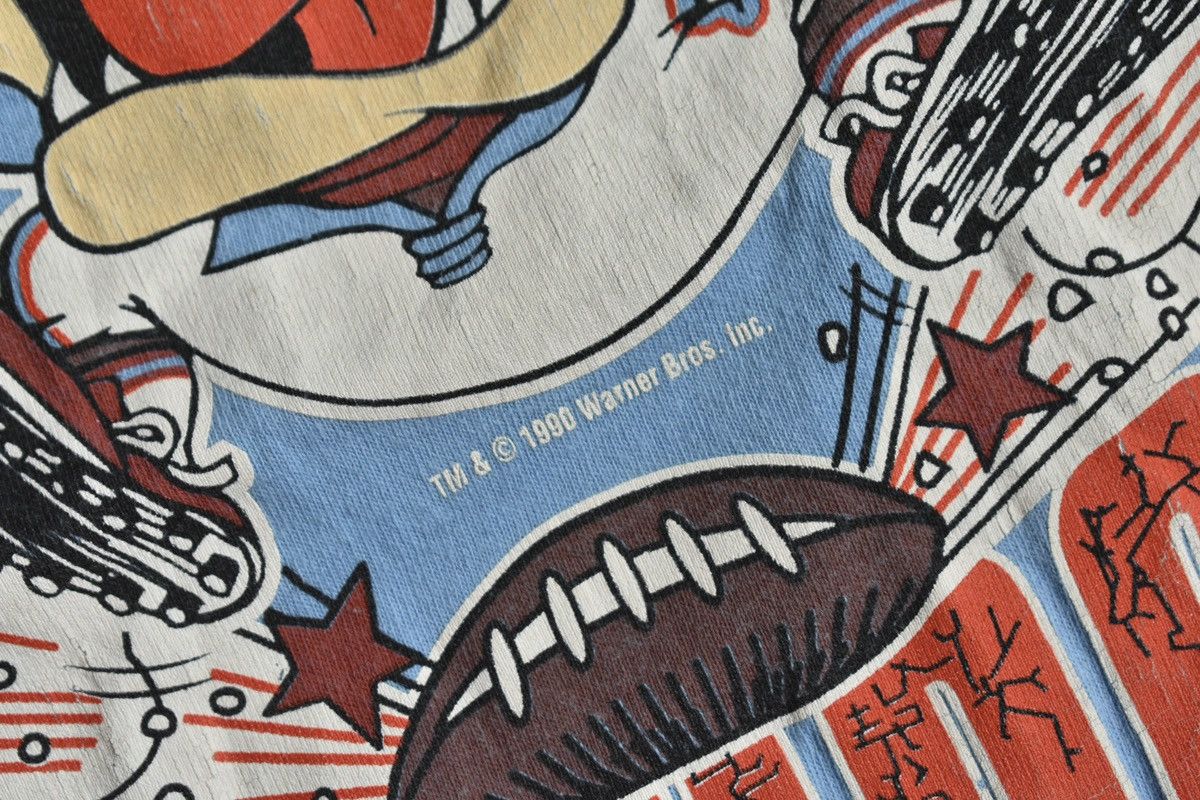 Vintage Vintage ‘90 Houston Oilers X Taz NFL T-shirt (M) Size US M / EU 48-50 / 2 - 4 Thumbnail