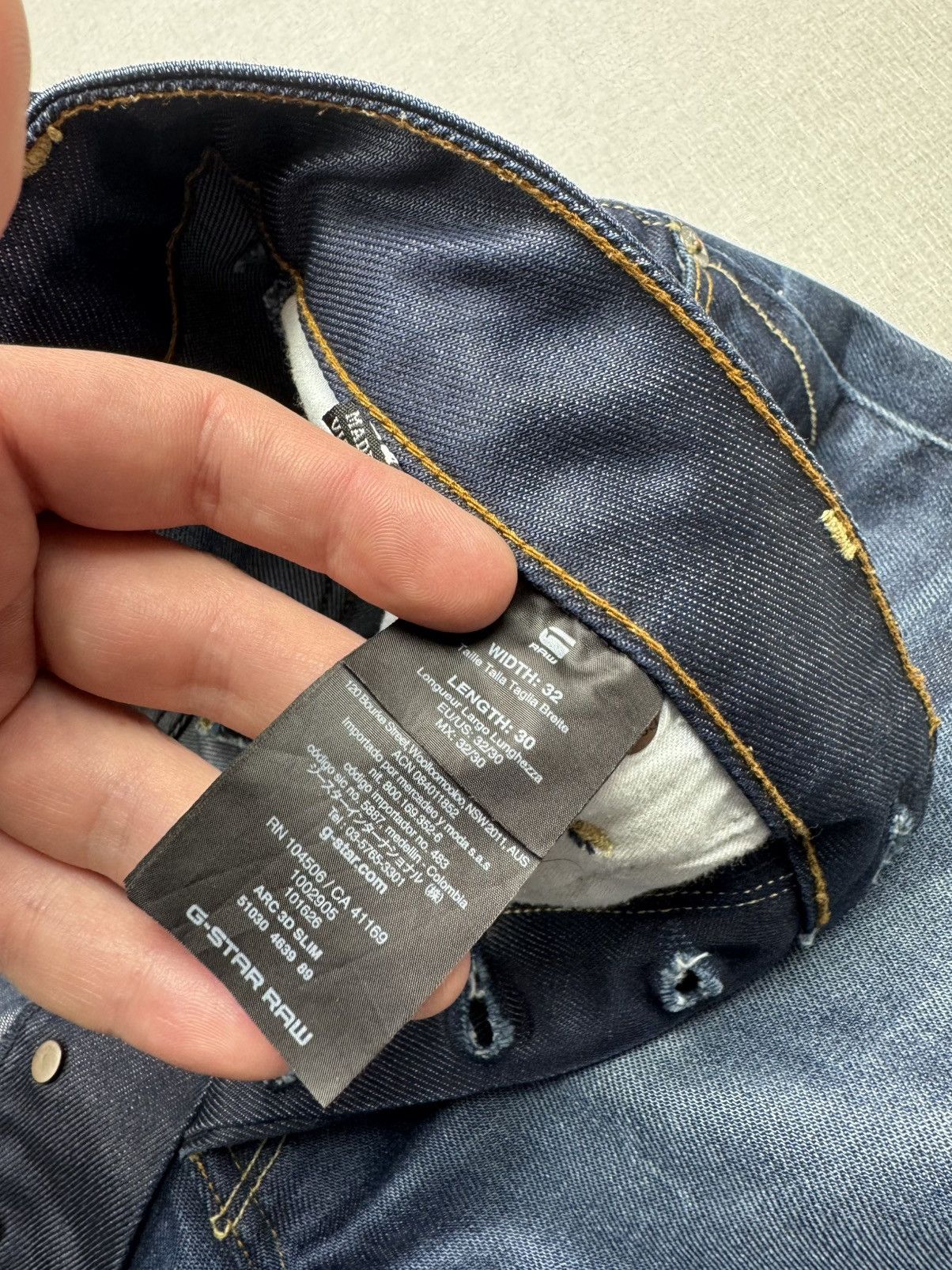 G-Star Men’s G-Star Raw ARC 3D SLIM Jeans Denim Pants size W32L30 Size US 32 / EU 48 - 5 Thumbnail