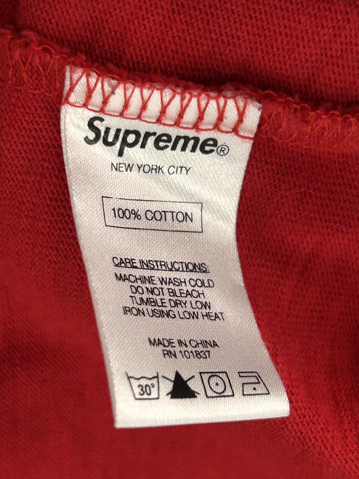 Supreme Supreme Pocket Red Pullover Hoodie Size Medium Size US M / EU 48-50 / 2 - 5 Thumbnail