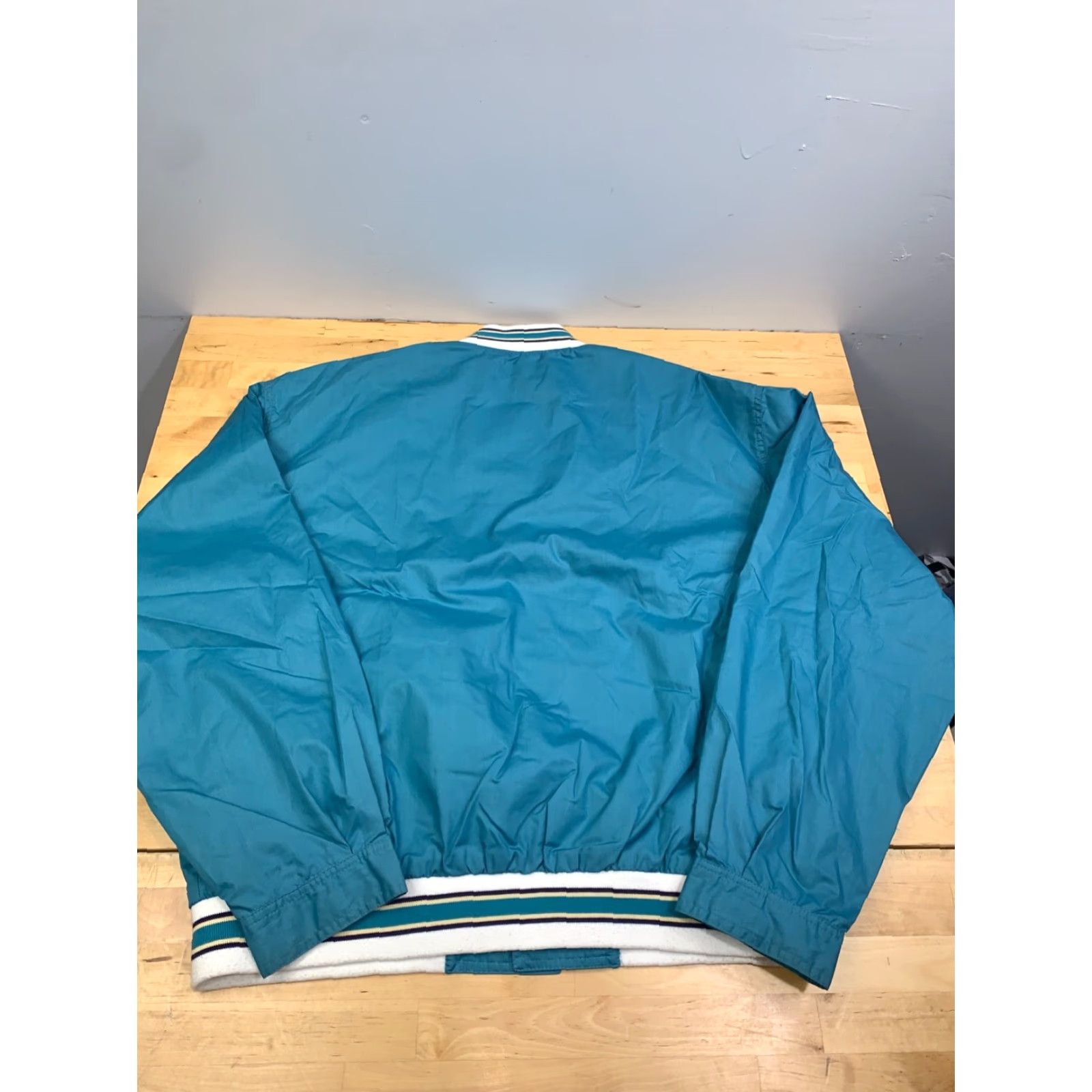 Altea Vintage Bomber Jacket L Teal Pockets Casual Mens Size US L / EU 52-54 / 3 - 8 Thumbnail