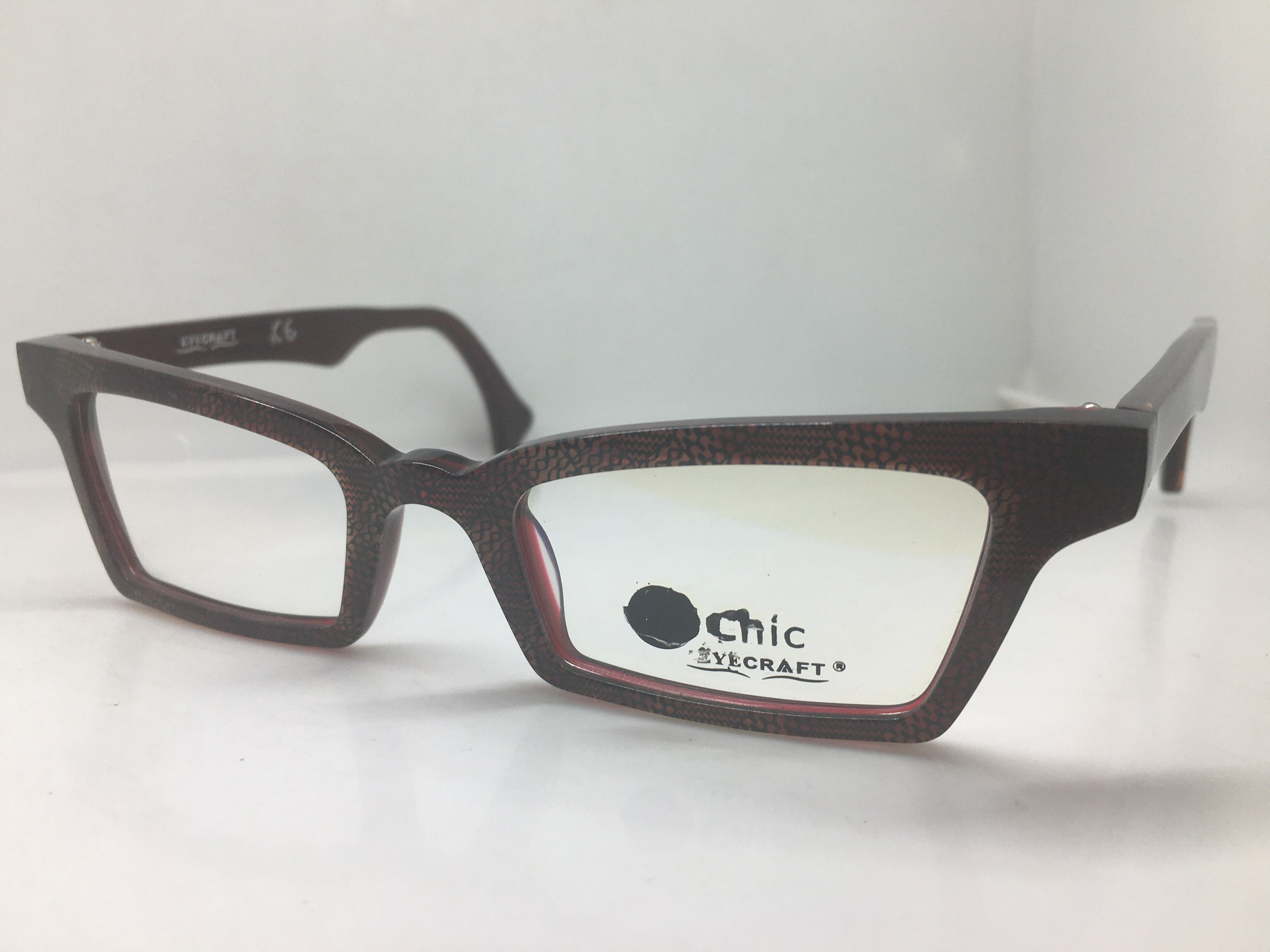 Other EYECRAFT 3015B Red Cateye Eyeglasses Frame Diva Size ONE SIZE - 4 Thumbnail