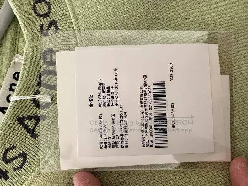 Acne Studios Acne Studios Pale Green Fleece Hoodie Size US XS / EU 42 / 0 - 1 Thumbnail