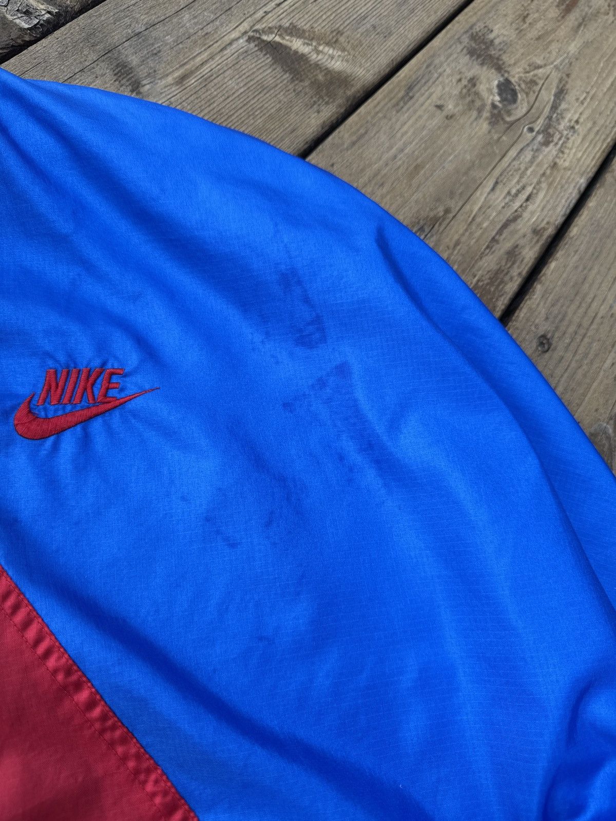 Nike VTG Nike Windbreaker Jacket Mens XL Black 90s Colorblock Size US XL / EU 56 / 4 - 7 Thumbnail