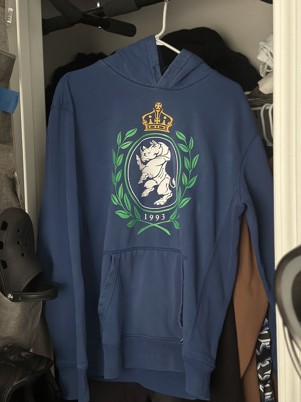 Ecko Unltd. Ecko Untld Navy blue hoodie with green accents #hoodie Size US L / EU 52-54 / 3 - 2 Thumbnail