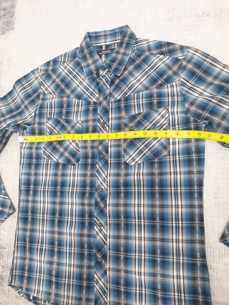 Japanese Brand 💥Velocette checkered Japanese Western shirt Size US M / EU 48-50 / 2 - 9 Thumbnail