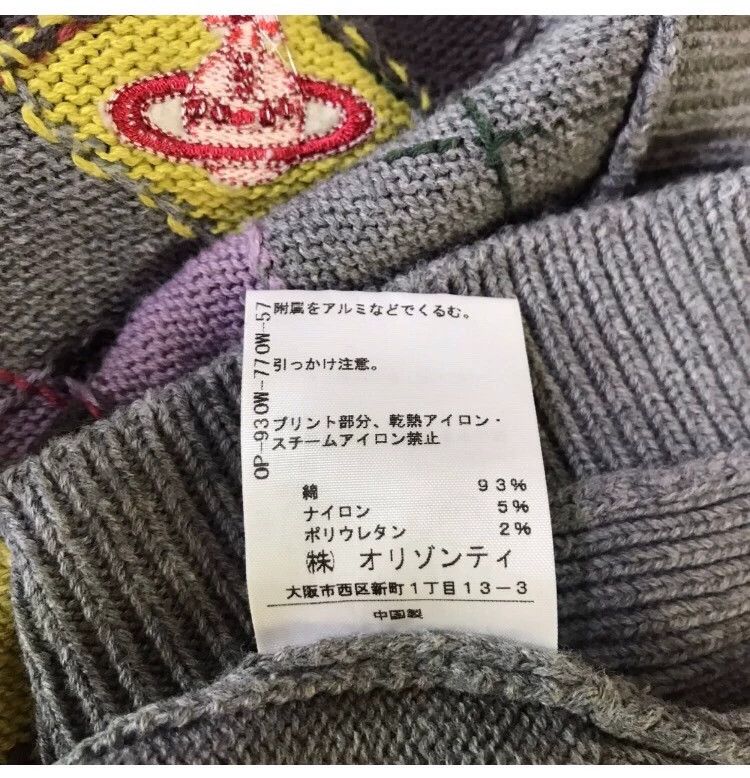 Vivienne Westwood Vivienne Westwood Diamond Plaid Grey Knit Coat Size M / US 6-8 / IT 42-44 - 6 Thumbnail