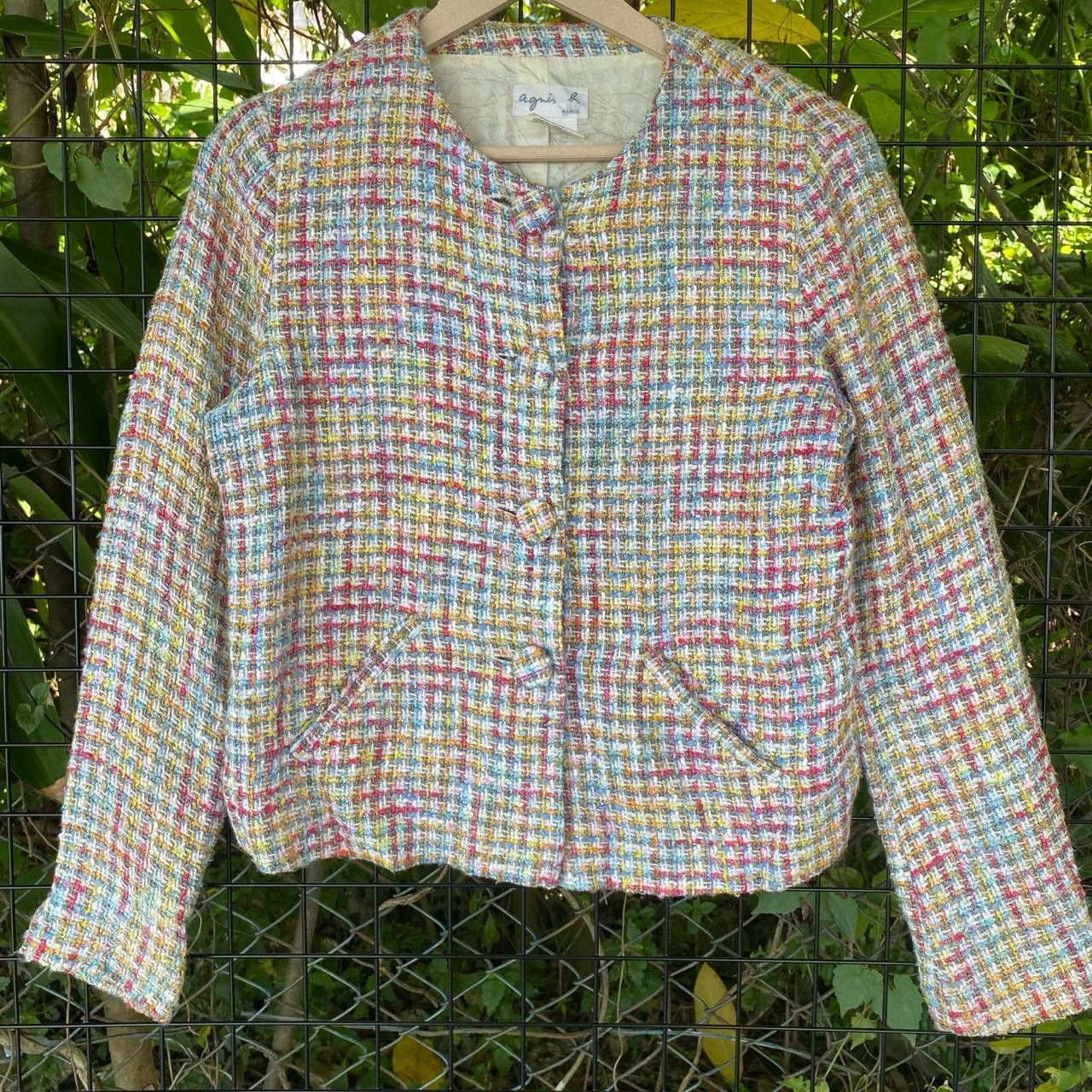 Aran Isles Knitwear × agnes b. Vtg Agnes b Knitted Cardigan Size 2 Size S / US 4 / IT 40 - 2 Thumbnail