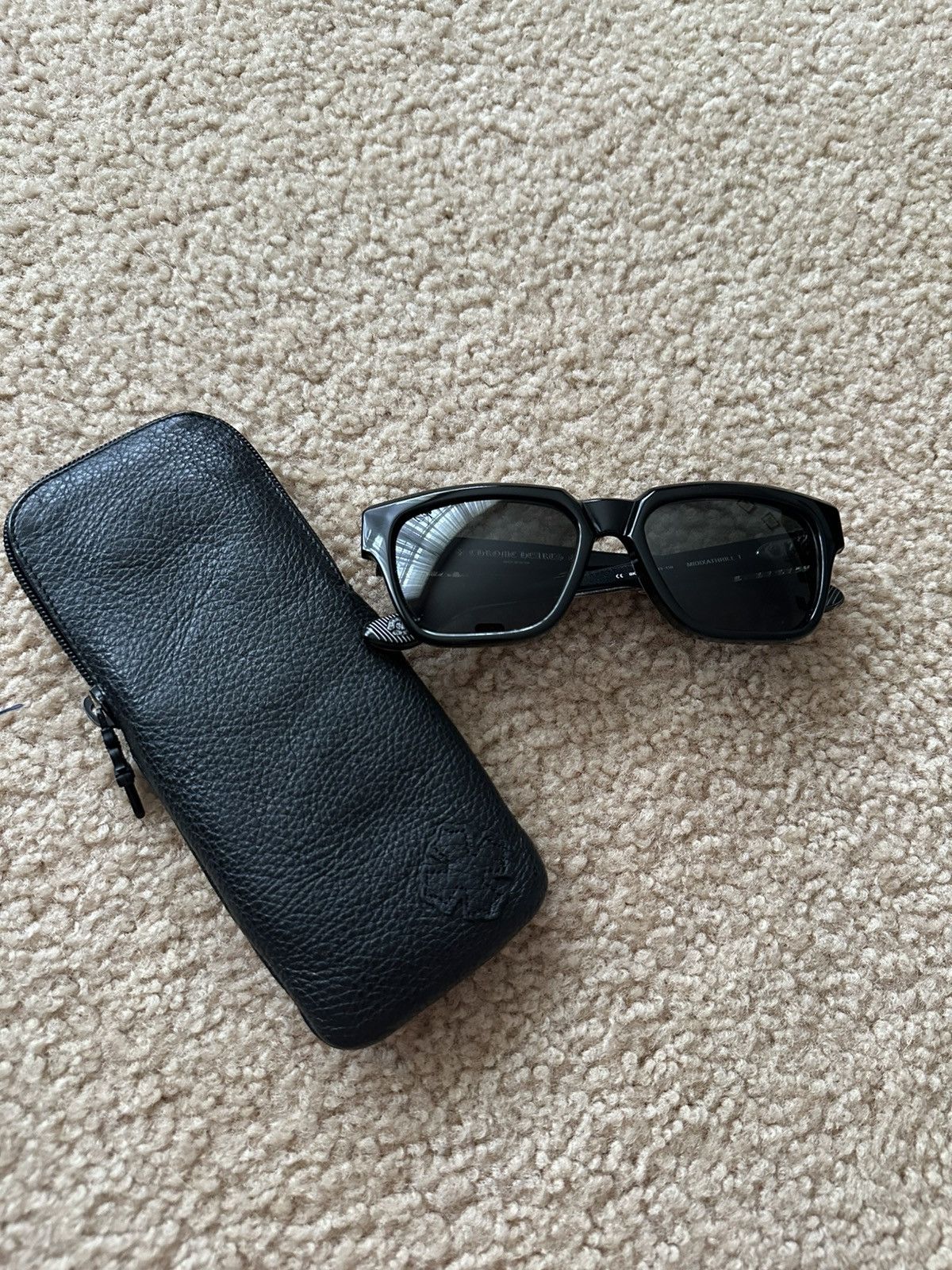 Chrome Hearts Chrome Hearts Midixathrill I Black Sunglasses & Case Size ONE SIZE - 1 Thumbnail
