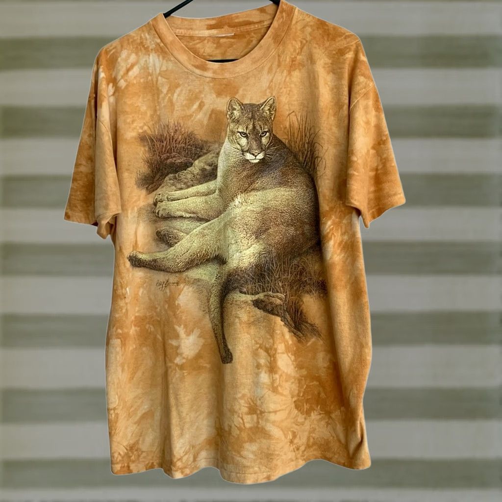 Vintage LION COUNTRY SIZE LARGE TEE SHIRT MENS TYE DYE NATURE Size US L / EU 52-54 / 3 - 1 Thumbnail