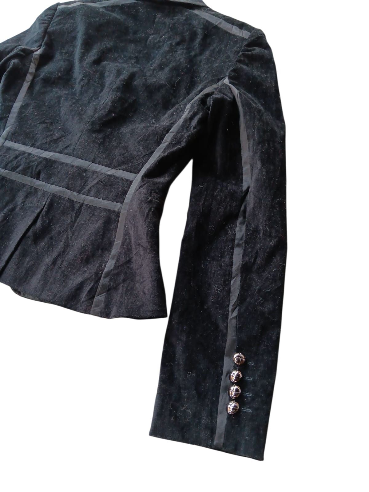 Dolce & Gabbana Dolce & Gabbana velvet black leopard blazer jacket Size S / US 4 / IT 40 - 11 Thumbnail