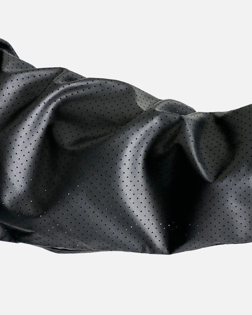 Comme des Garcons Homme Plus o1s1v1r1oon0925 Perforated Faux Leather Shirt in Black Size US L / EU 52-54 / 3 - 6 Thumbnail