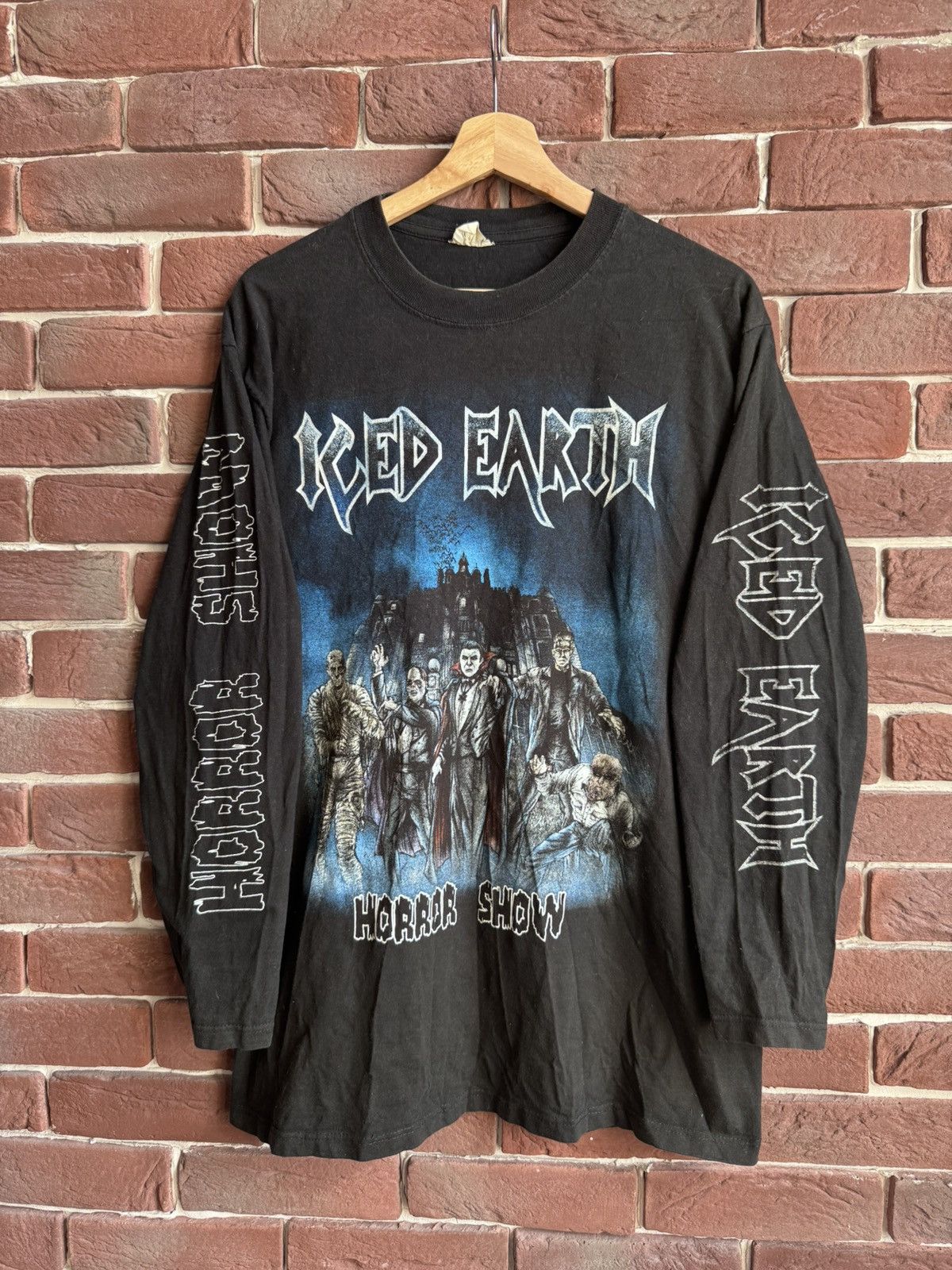 Band Tees Iced Earth 2001 Horror Show Vintage Metal Band Tee 00s L Size US L / EU 52-54 / 3 - 1 Thumbnail