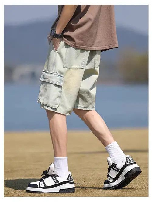 Japanese Brand Kihara x Aika Street Vintage Loose Fit Denim Shorts Size US 31 - 3 Thumbnail