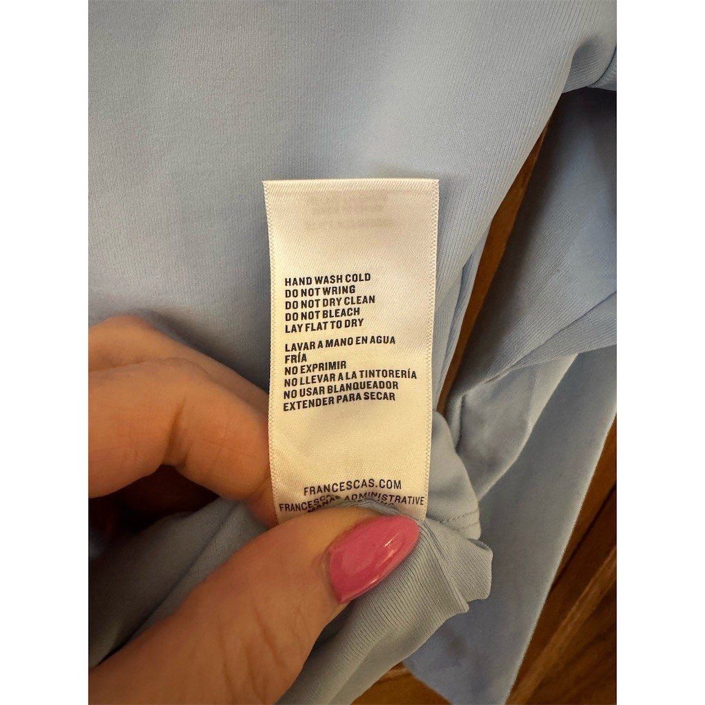 Other mi ami by Francescia's Bodysuit Womens Size M Light Blue Sq Size M / US 6-8 / IT 42-44 - 5 Thumbnail