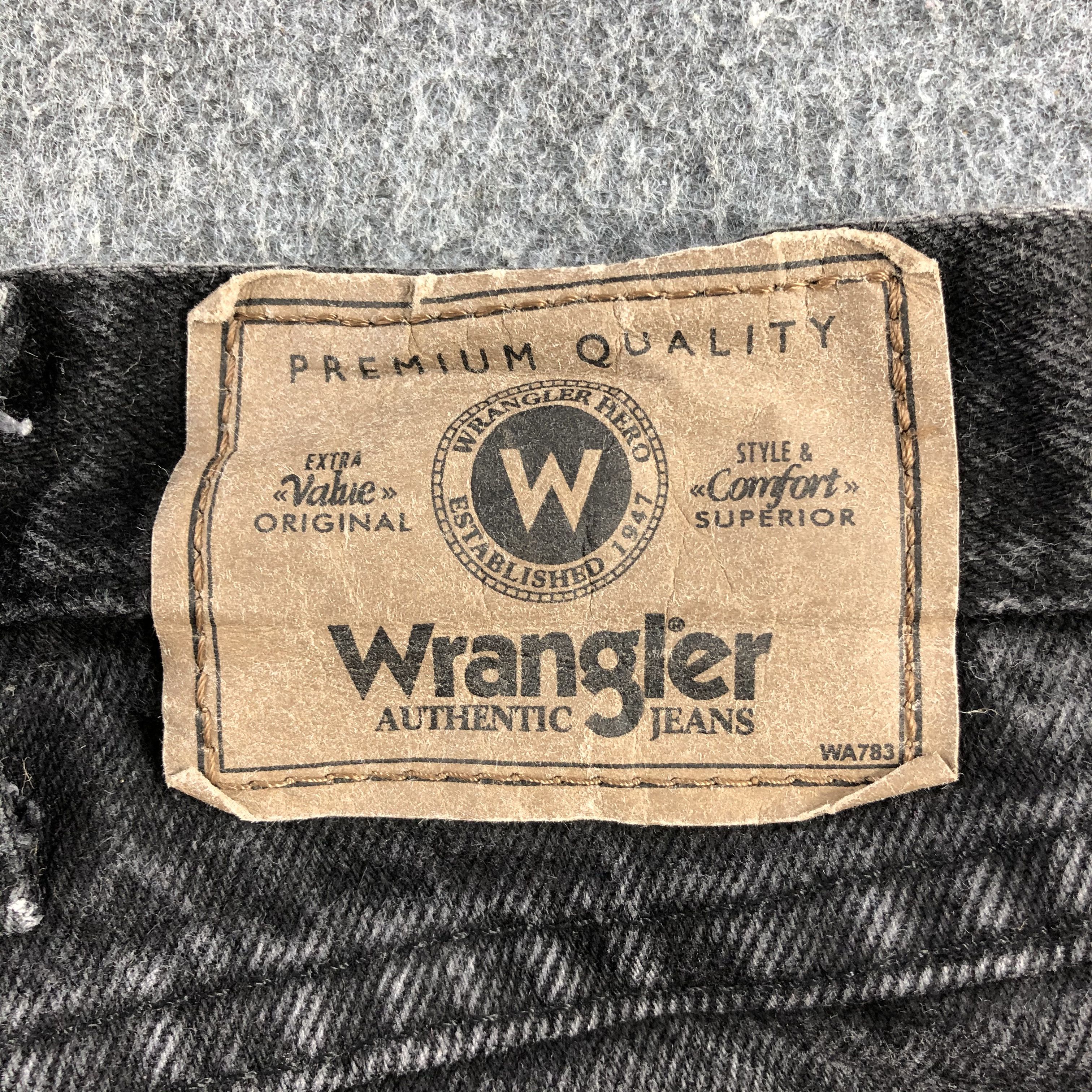 Vintage Vintage Faded Black Wrangler Jeans-J2330 Size US 39 - 5 Thumbnail