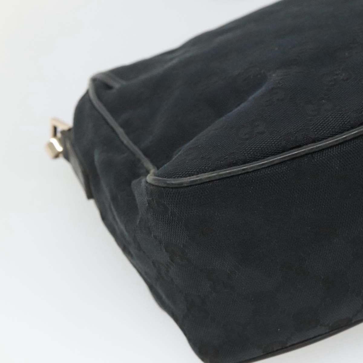Gucci GUCCI GG Canvas Shoulder Bag Black Gold 019 019 Size ONE SIZE - 13 Thumbnail