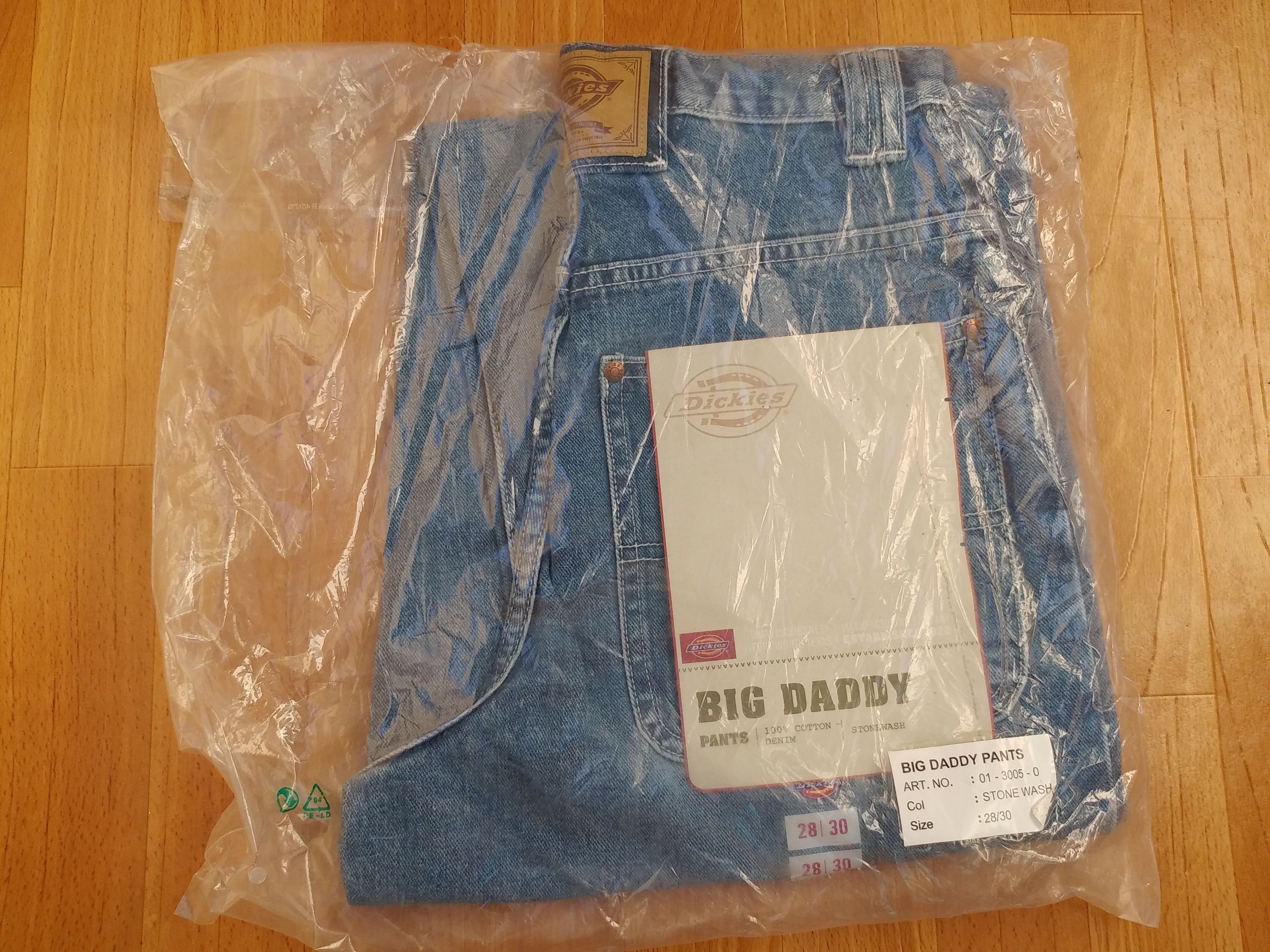 Dickies Dickies jeans, vintage baggy Big Daddy hip hop 90s skater 28 Size US 28 / EU 44 - 16 Thumbnail