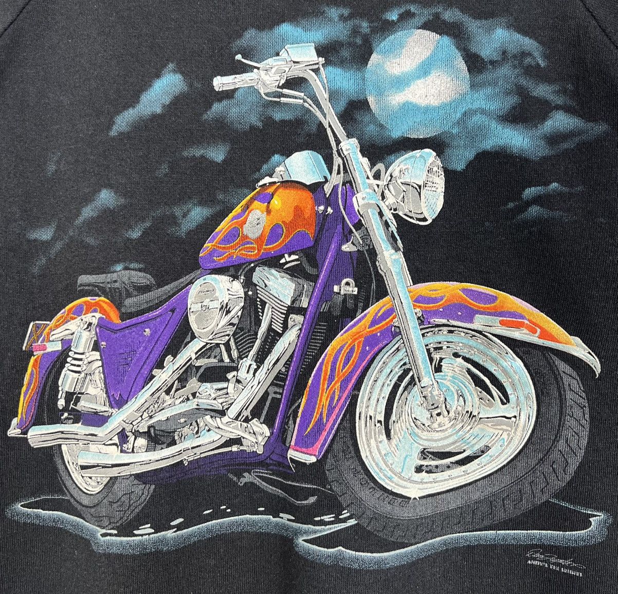 Vintage Vintage West Chopper 80s Art On Sweatshirt Size US M / EU 48-50 / 2 - 9 Thumbnail