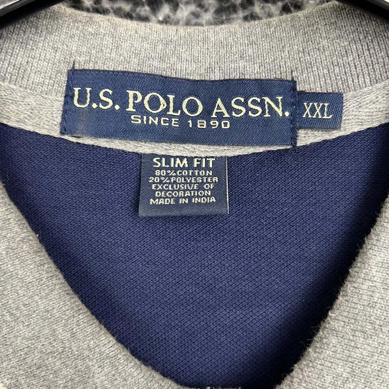 U.S. Polo Assn. Vintage U.S. Polo Assn. Polo Shirt Men XXL Slim Fit Collared Size US XXL / EU 58 / 5 - 6 Thumbnail