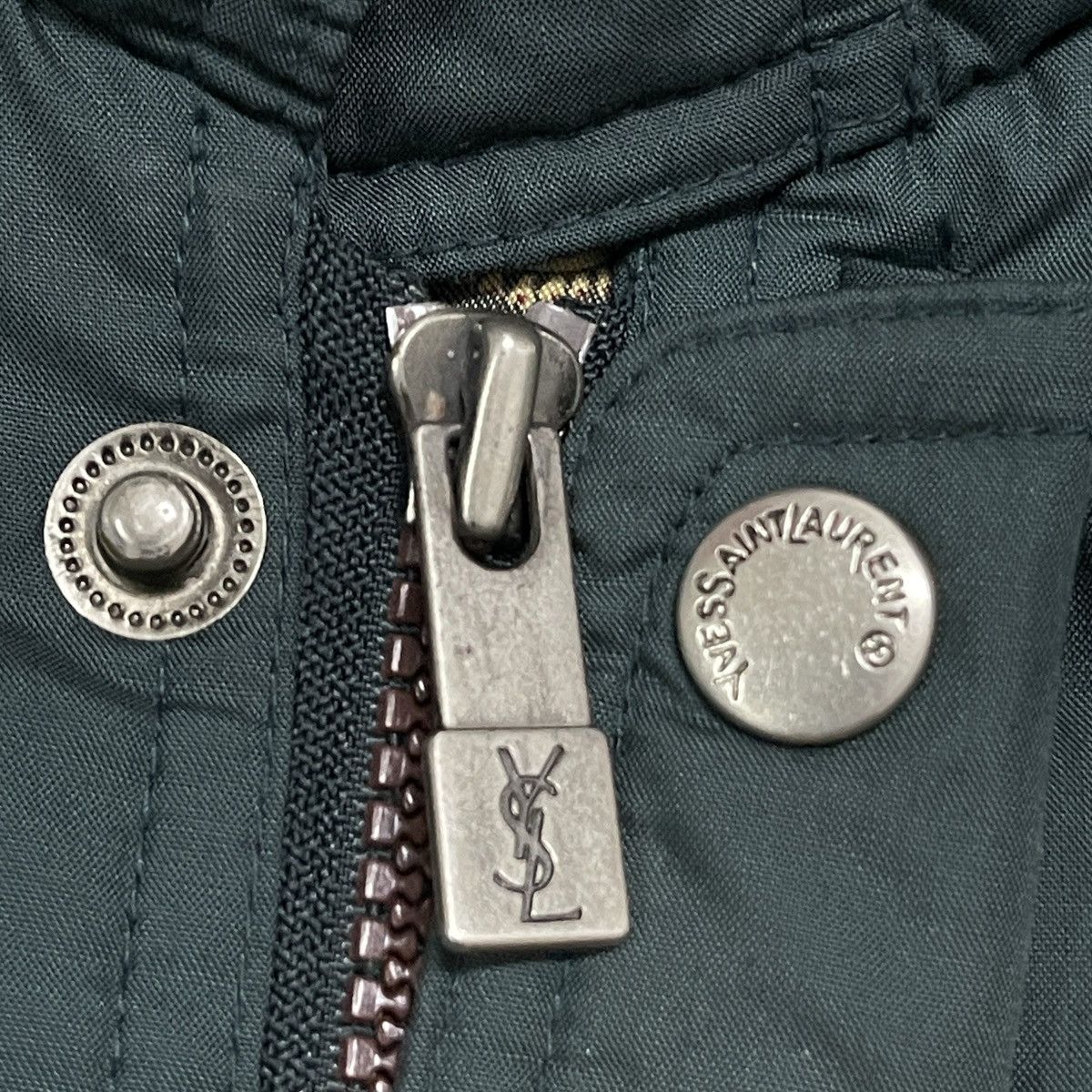 Yves Saint Laurent Vintage 90s YSL Pour Homme Goose Down Utility Parka Jacket Size US M / EU 48-50 / 2 - 11 Thumbnail