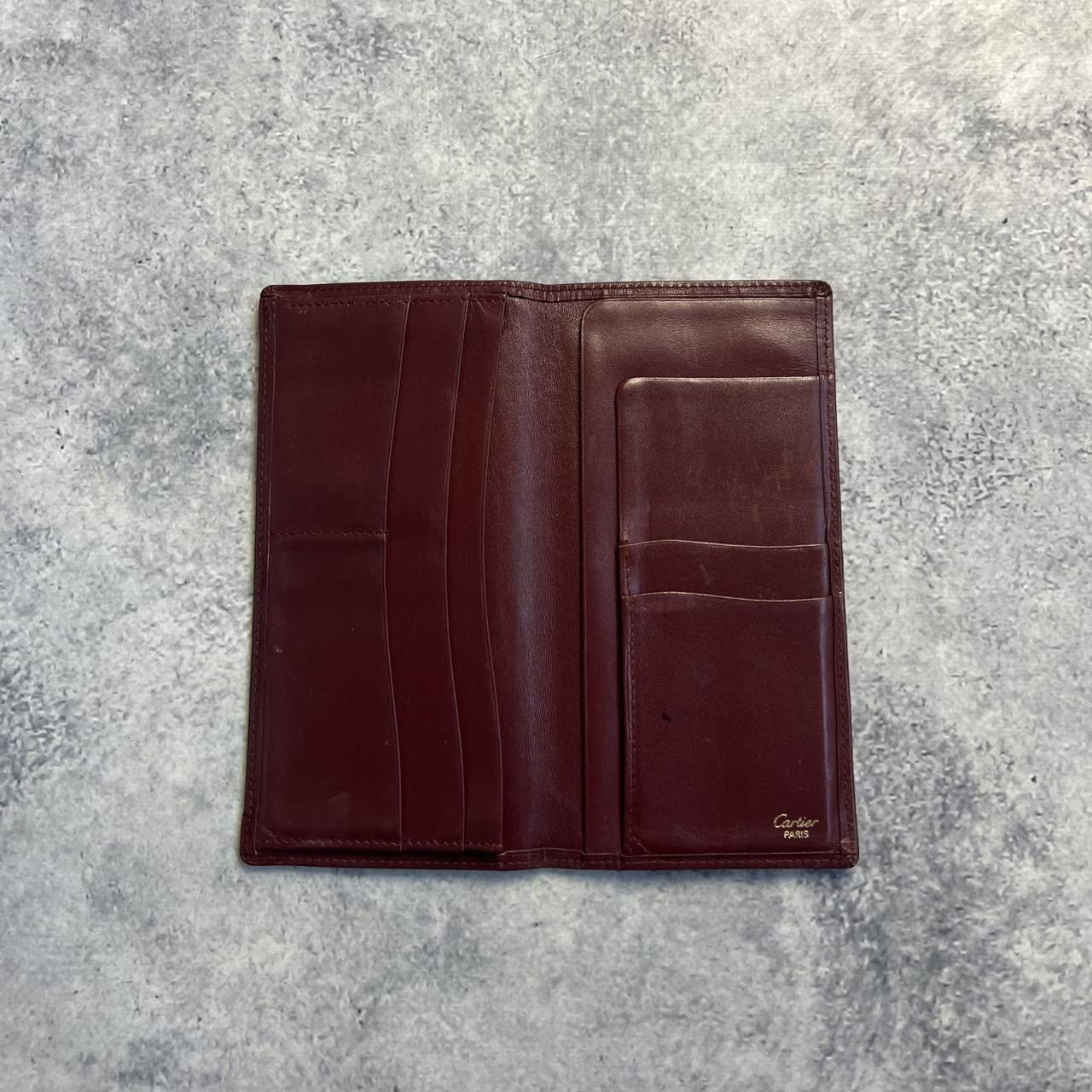 Cartier Cartier vintage wine red long wallet Size ONE SIZE - 4 Thumbnail