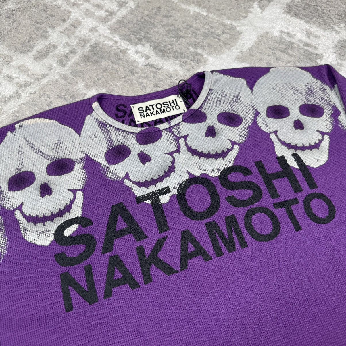 Satoshi Nakamoto lost boys skull long sleeve thermal shirt Size US M / EU 48-50 / 2 - 6 Thumbnail