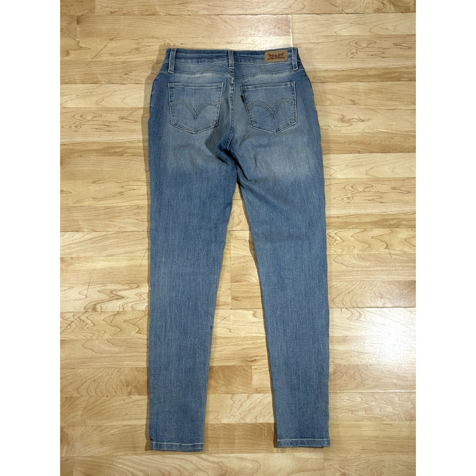 Levi's Womens Levis Legging Jeans Stretch Blue Denim 27x30 Size 27" / US 4 / IT 40 - 2 Thumbnail