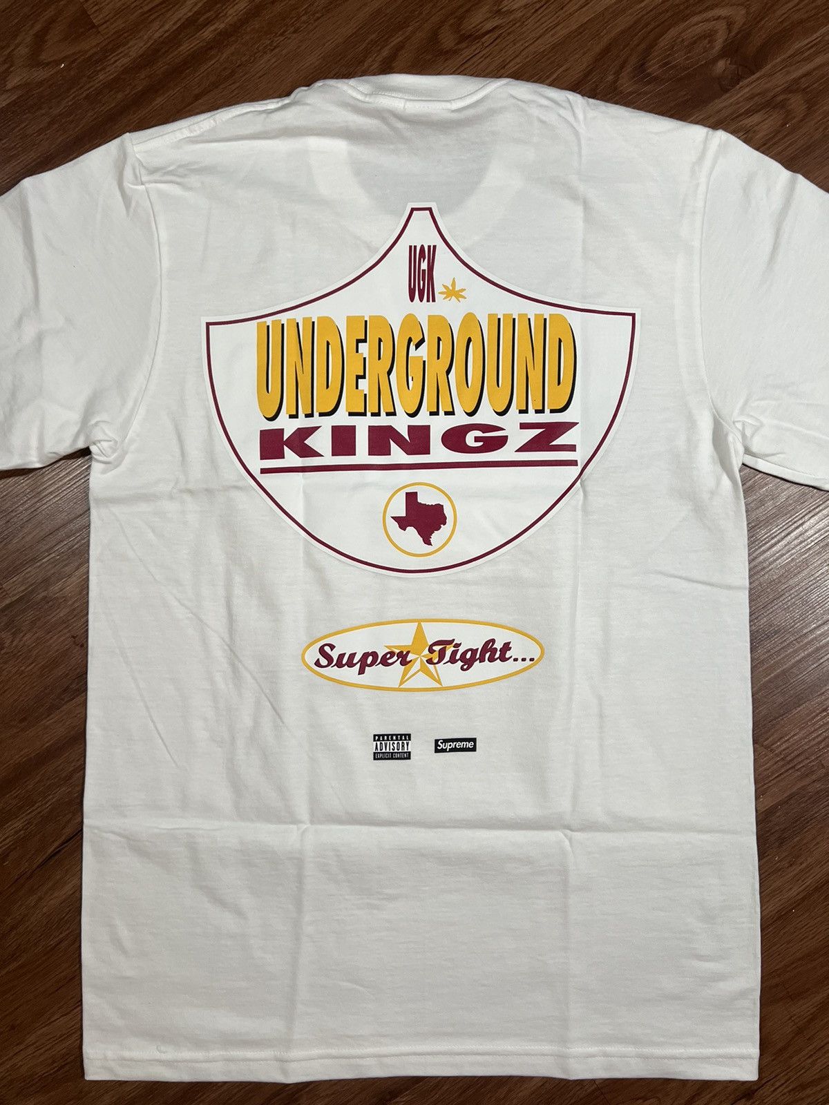 image of Hype x Supreme Ugk Super Tight Tee in White, Men's (Size XL)