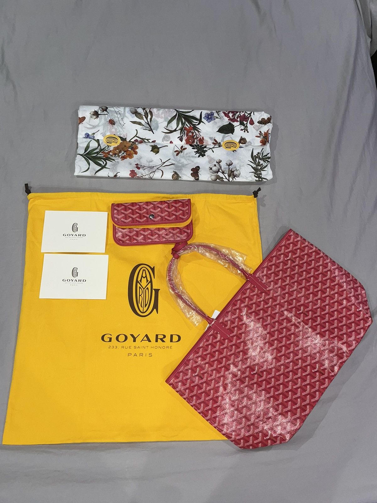 Goyard GOYARD Limited 2025 Saint Louis PM Bag Tote PINK FUCHSIA Size ONE SIZE - 11 Thumbnail