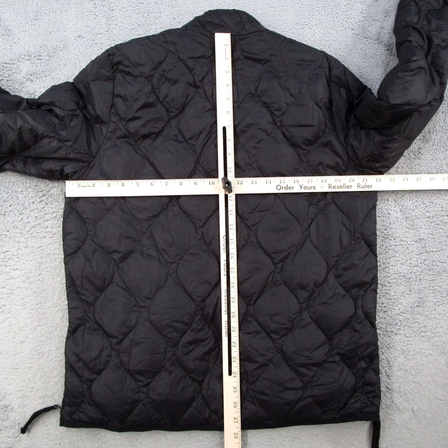 Taion Jacket L Black Hi Neck Zip Quilted Down Puffer Taion-102alszml-1 Mens, Men's — image 6 of 6