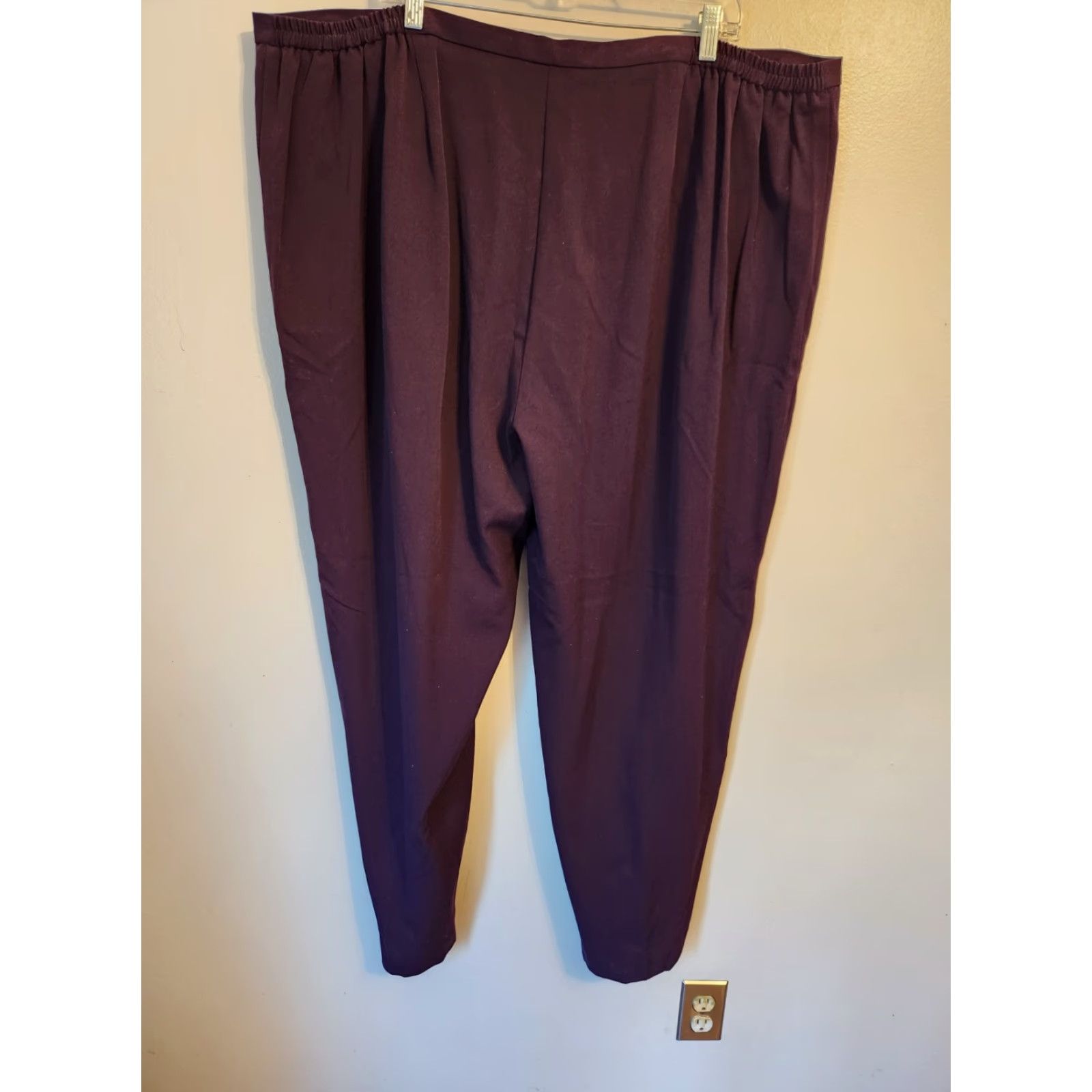 Bob Mackie Bob Mackie Studio Purple Elastic Waist Dress Pants Womens 28W Plus Purple Dress Pants Elastic Waist Size 28" / US 6 / IT 42 - 4 Thumbnail