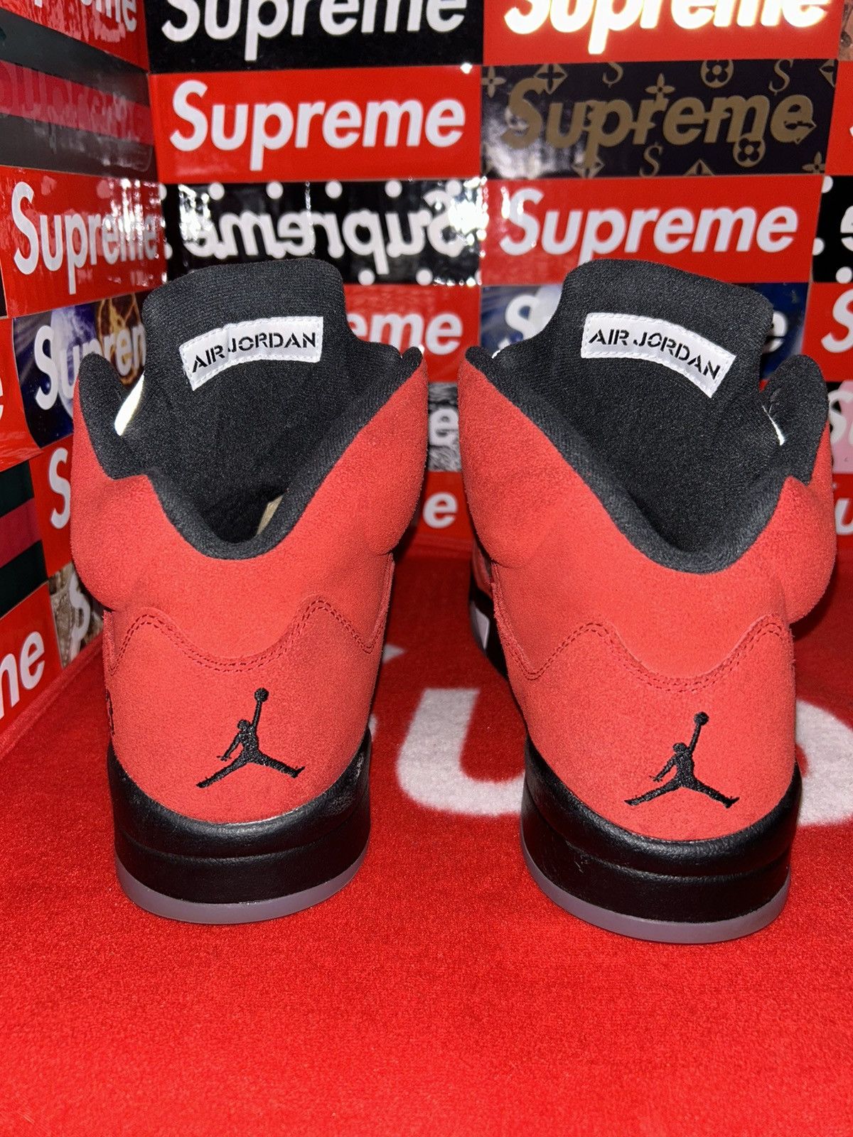 Jordan Brand Jordan 5 Retro Raging Bull Red (2021) DD0587-600 size 12 Size US 12 / EU 45 - 3 Thumbnail