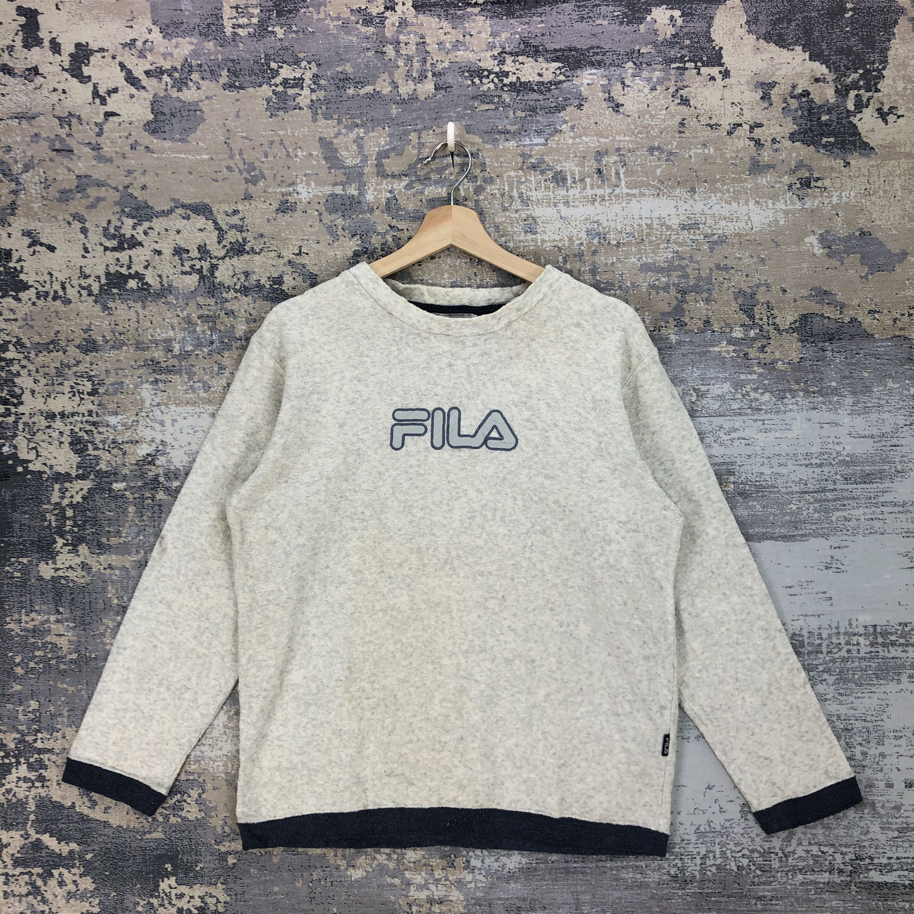 Fila Vintage Y2K Fila Fleece Sweater Fila Streetwear Sweatshirt Size US S / EU 44-46 / 1 - 2 Thumbnail