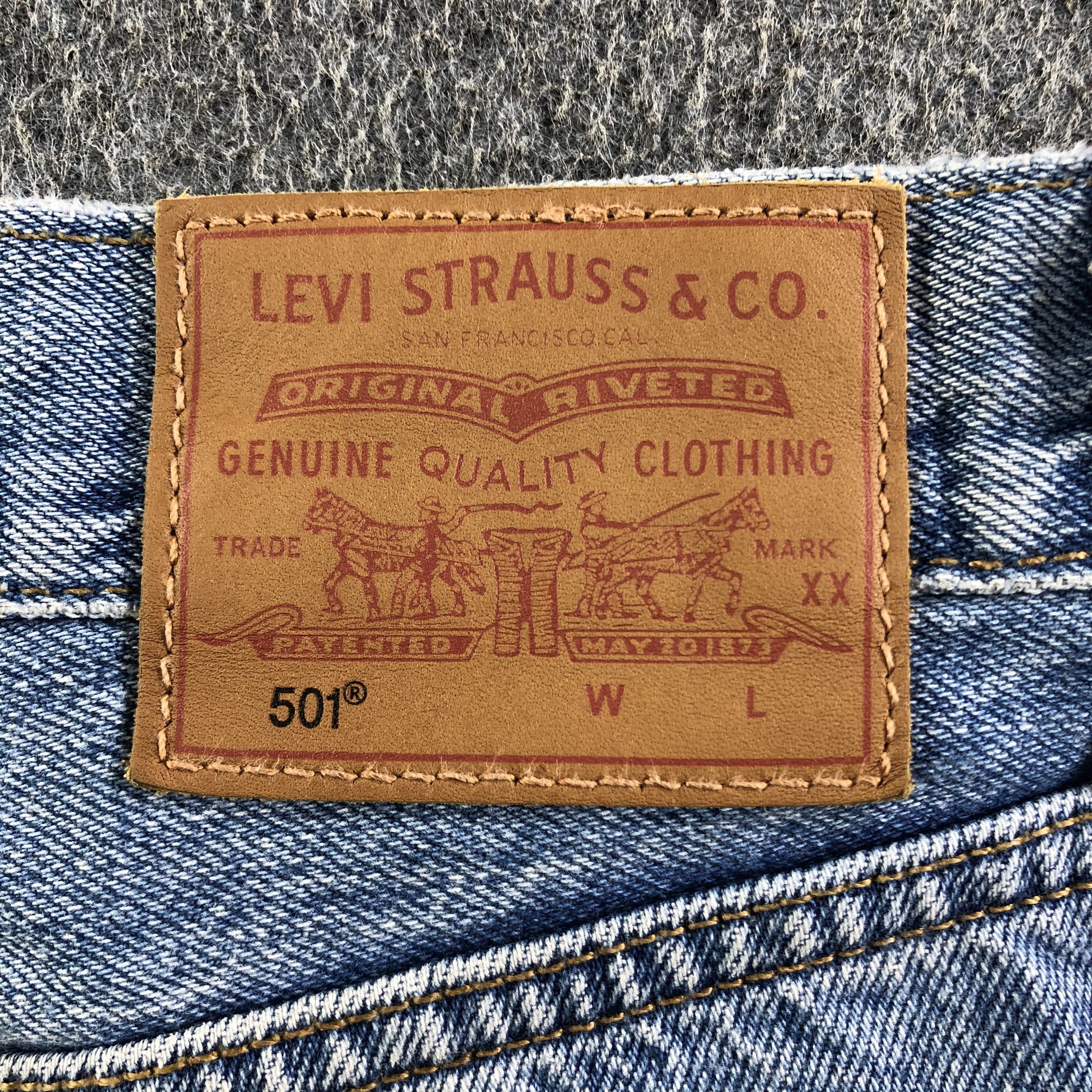 Levi's Vintage Blue Wash Levis 501 Jeans-J3408 Size US 31 - 5 Thumbnail