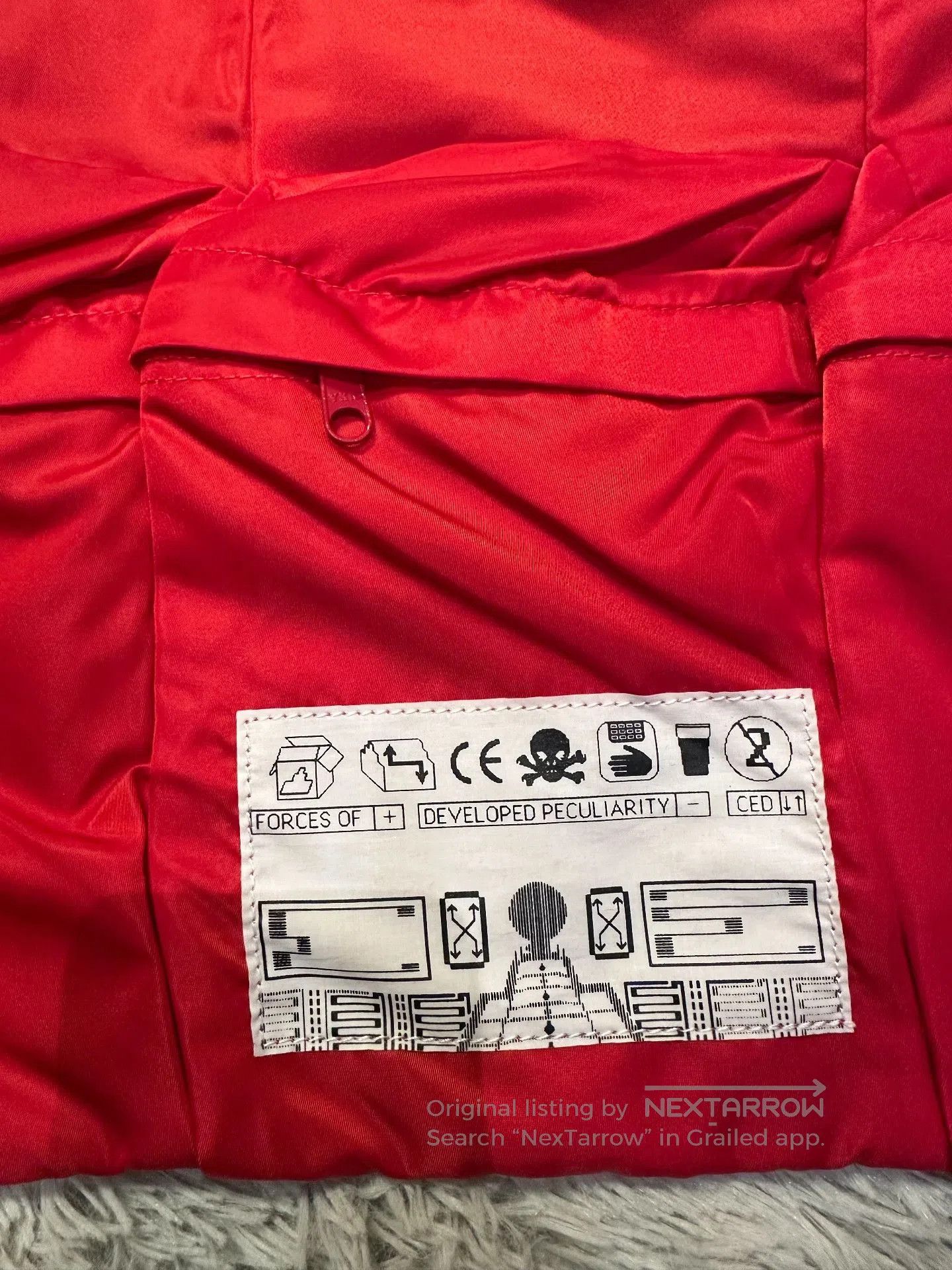 Cav Empt C.E/CAVEMPT Red Crossbody Bag. Size ONE SIZE - 4 Thumbnail
