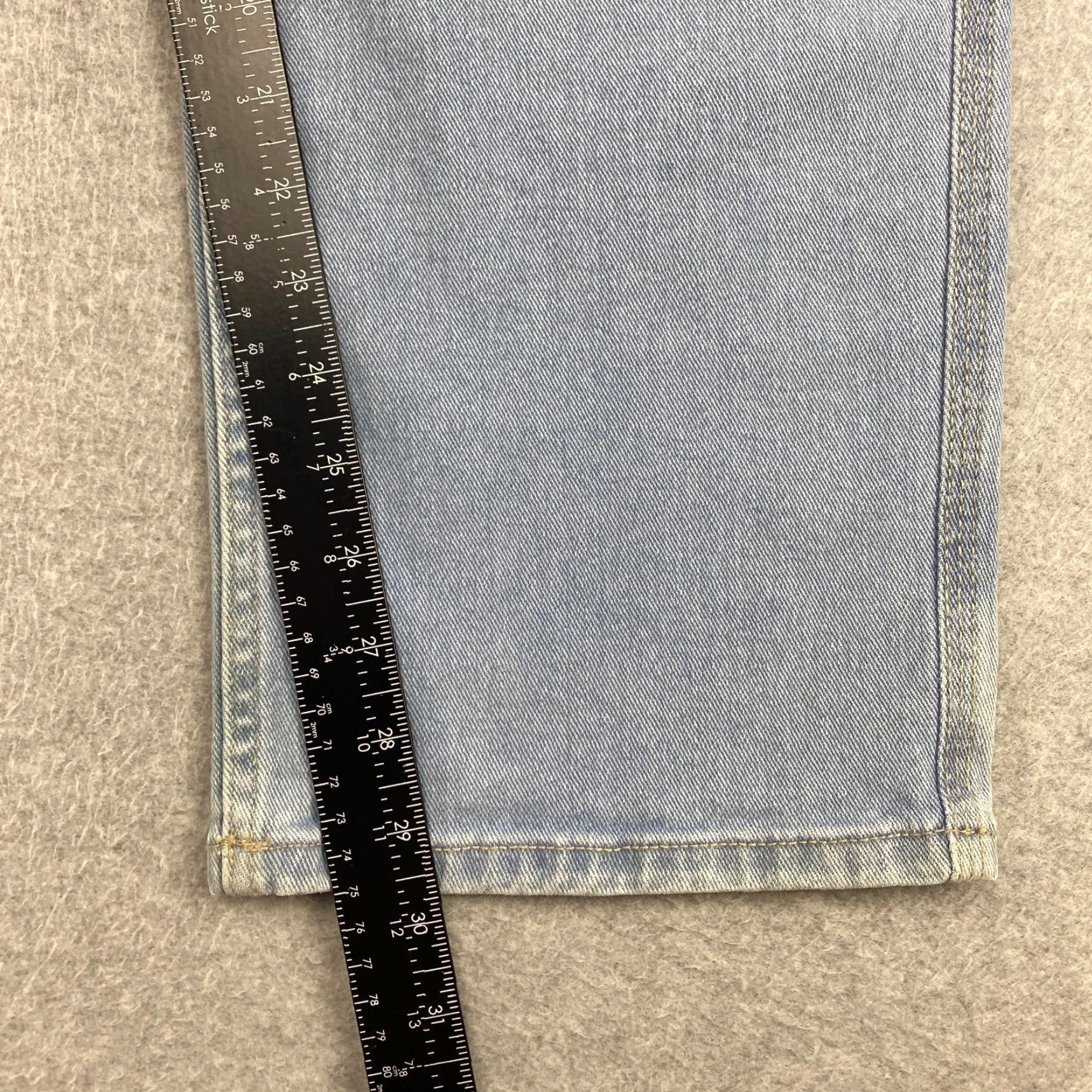 Essentials Amazon Jeans Mens 34X30 Blue Slim Straight 5-Pocket Design Denim Cotton Blend Stretch D Size US 34 / EU 50 - 7 Thumbnail