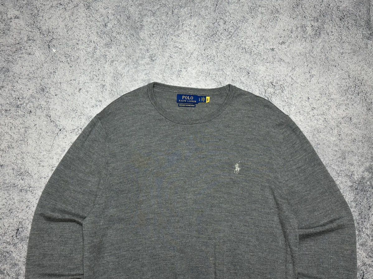 Polo Ralph Lauren Polo Ralph Lauren Crewneck Washable Merino Wool Sweater Size US L / EU 52-54 / 3 - 2 Thumbnail
