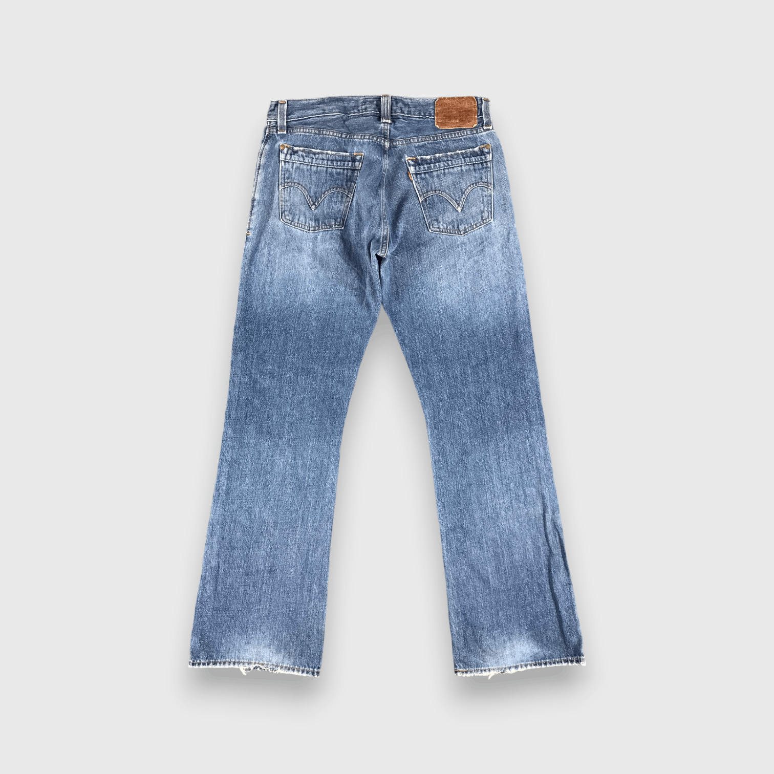 Levi's 90s Vintage Blue Wash Levis 527 Jeans-J2409 Size US 34 / EU 50 - 2 Thumbnail