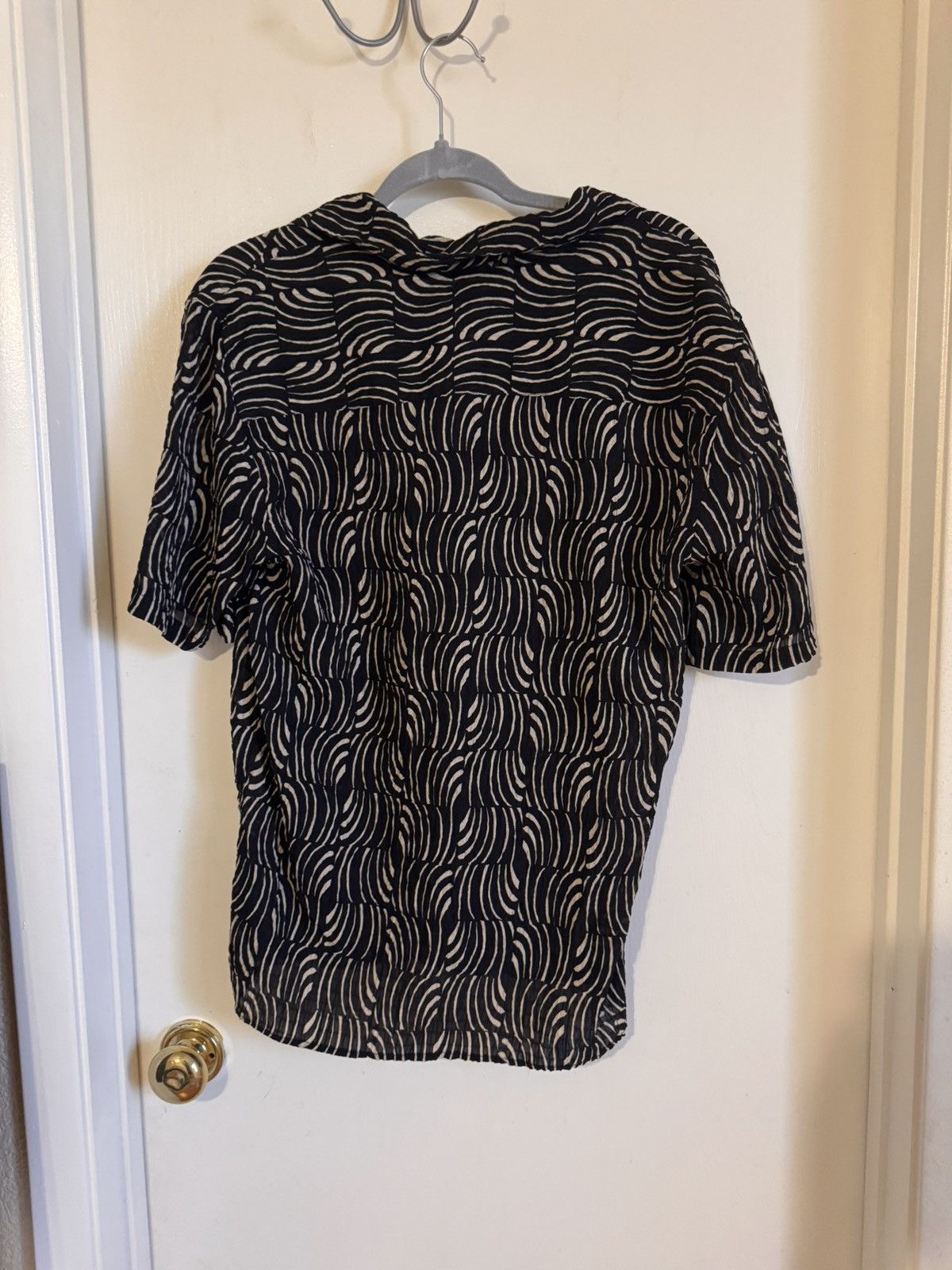 Zara Black/white Patterned Zara Short Sleeve Button Up Size US M / EU 48-50 / 2 - 3 Thumbnail