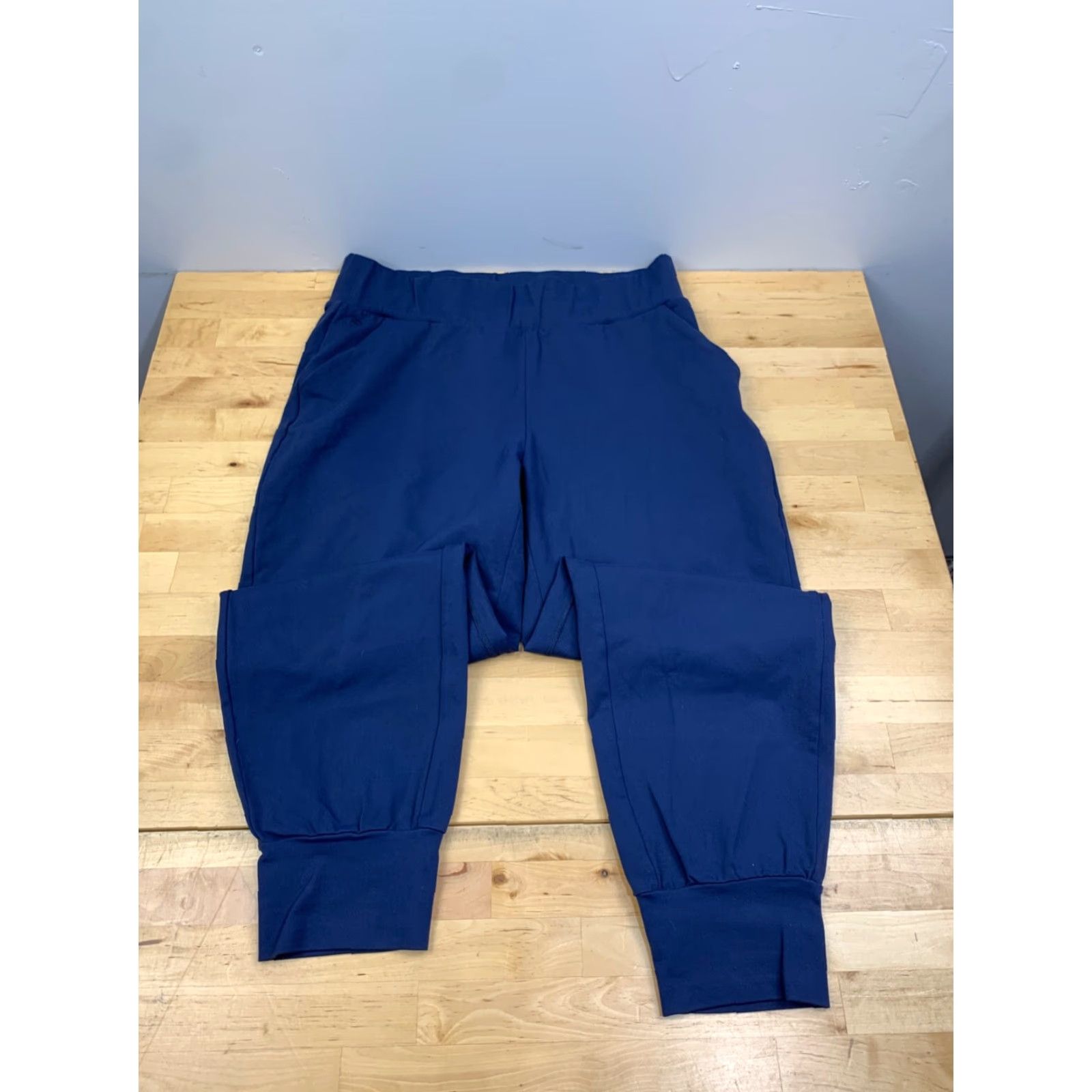Vintage Public Rec Daymaker Joggers Mens 32x26 Blue Casual Stretch Drawstring #9316 Size ONE SIZE - 2 Thumbnail