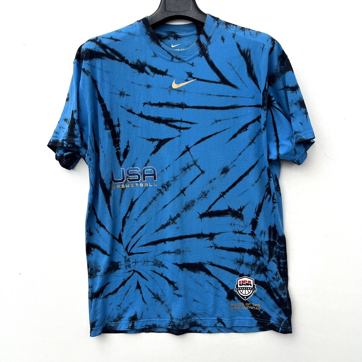 Nike × USA Olympics Nike Team USA Basketball Olympics Courtside Tie Dye T-Shirt Size US L / EU 52-54 / 3 - 1 Thumbnail
